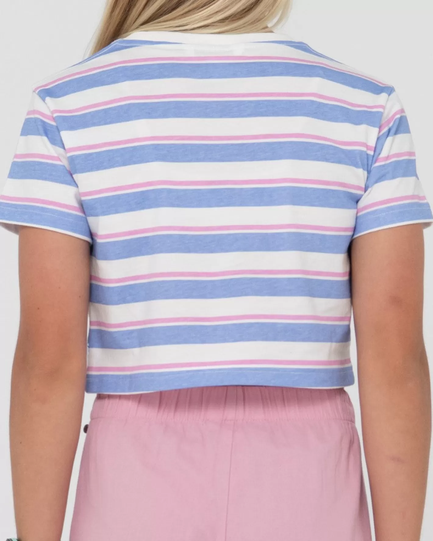 Niños Rusty Camila Camiseta Corta A Rayas Para Ninas