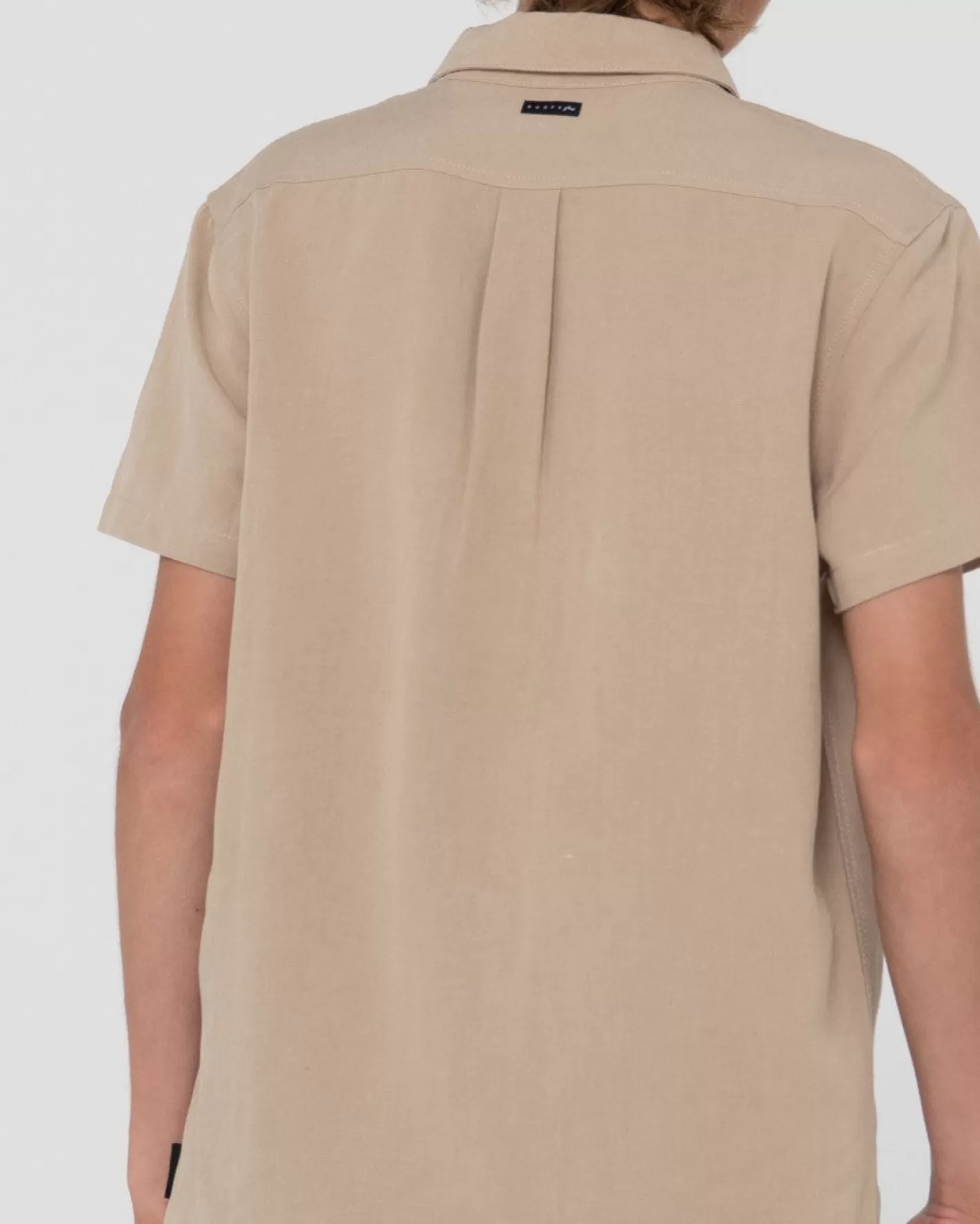 Niños Rusty Camisa De Lino De Manga Corta Overtone Para Niños
