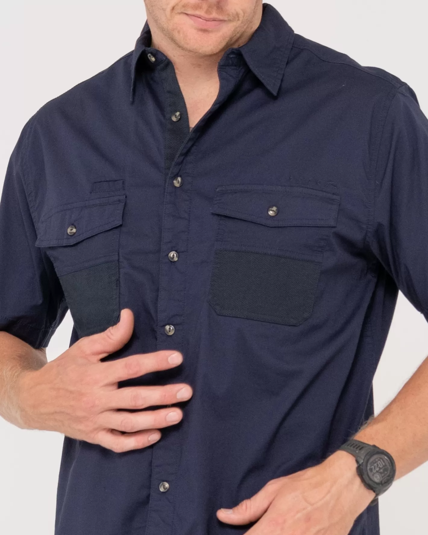 Rusty Camisa De Manga Corta Grindstone Easy Fit