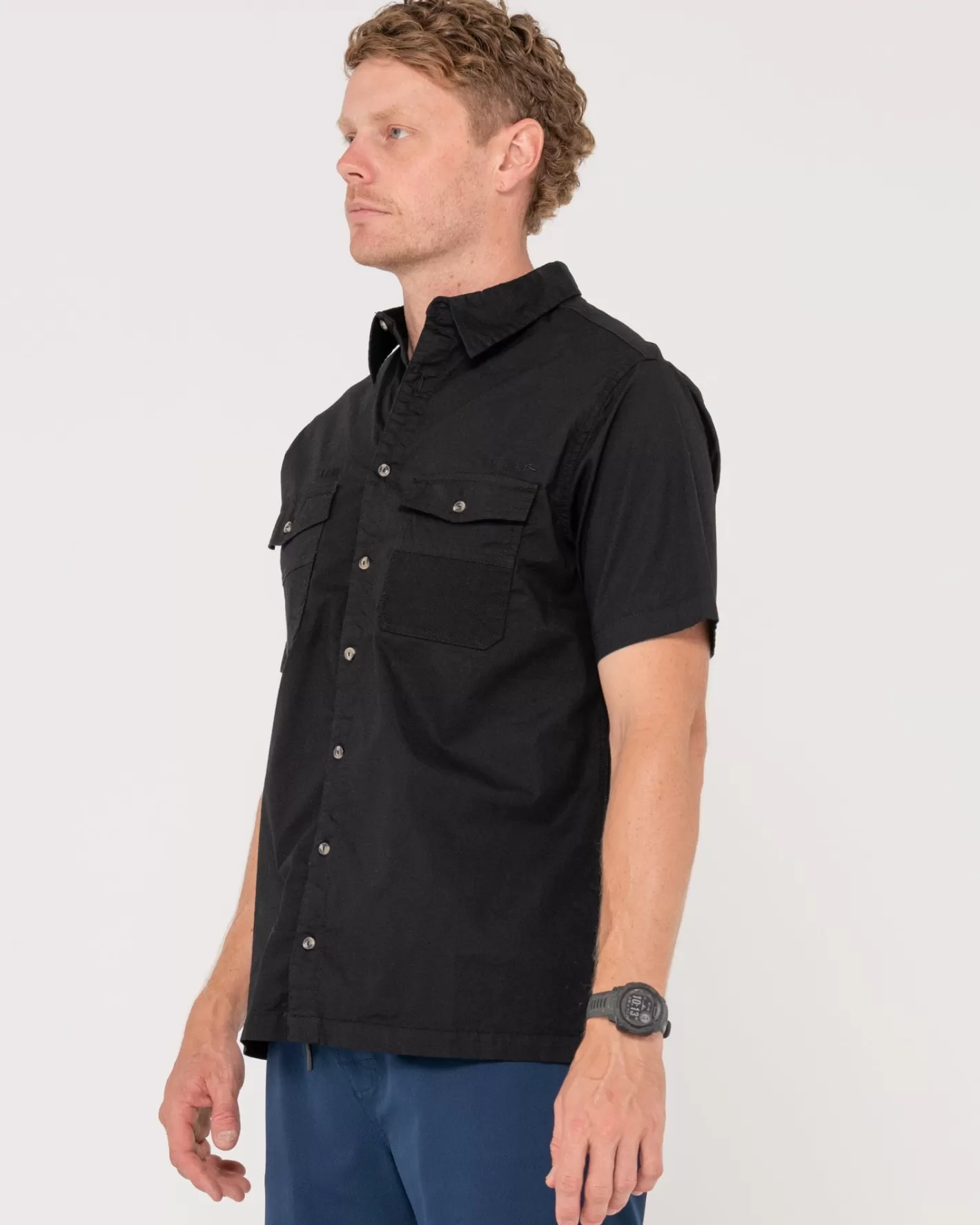 Rusty Camisa De Manga Corta Grindstone Easy Fit