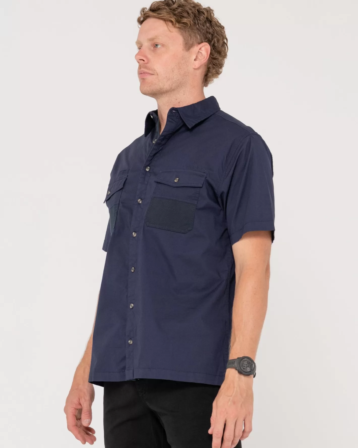 Rusty Camisa De Manga Corta Grindstone Easy Fit