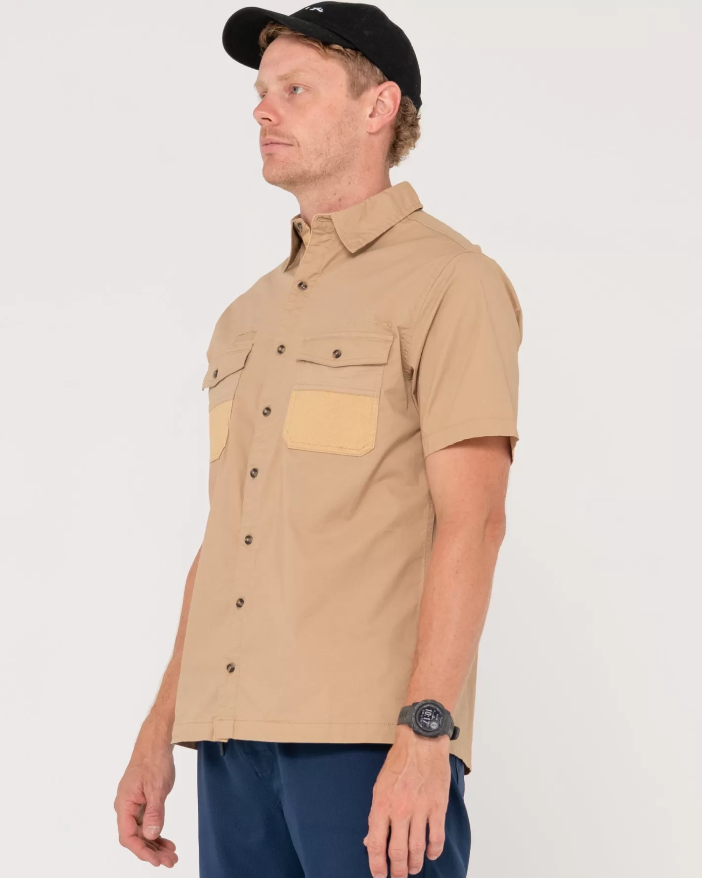 Rusty Camisa De Manga Corta Grindstone Easy Fit
