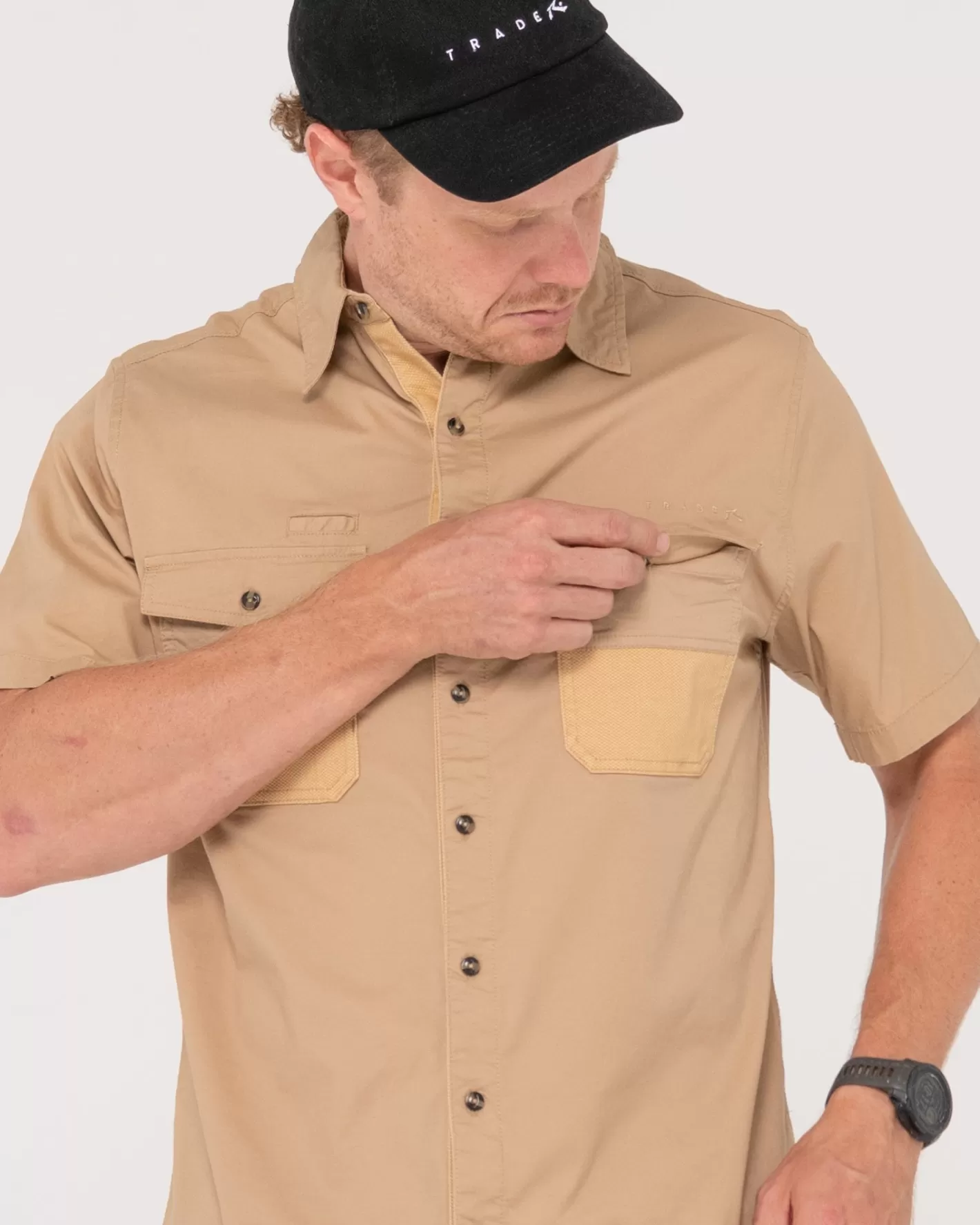 Rusty Camisa De Manga Corta Grindstone Easy Fit