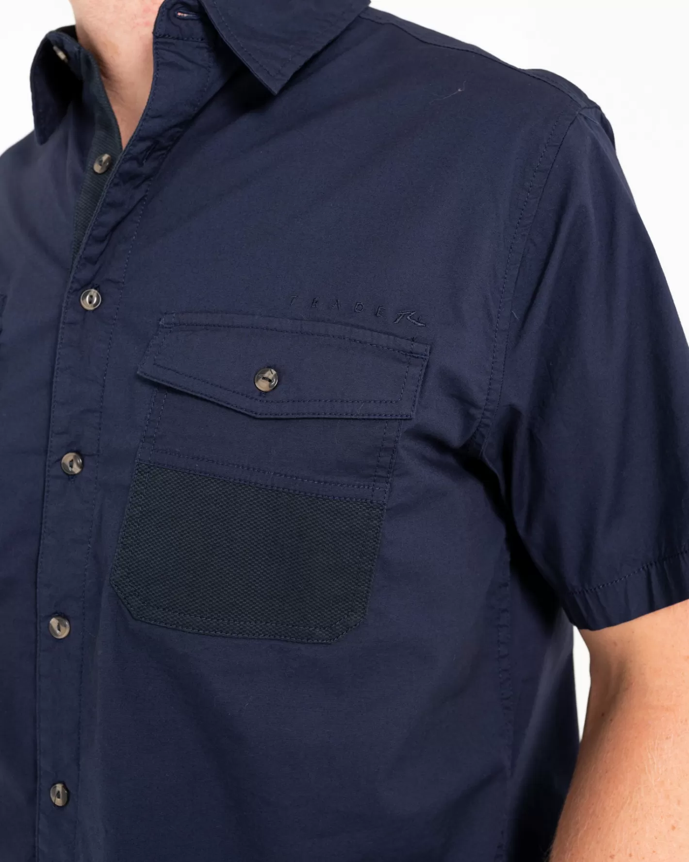 Rusty Camisa De Manga Corta Grindstone Easy Fit