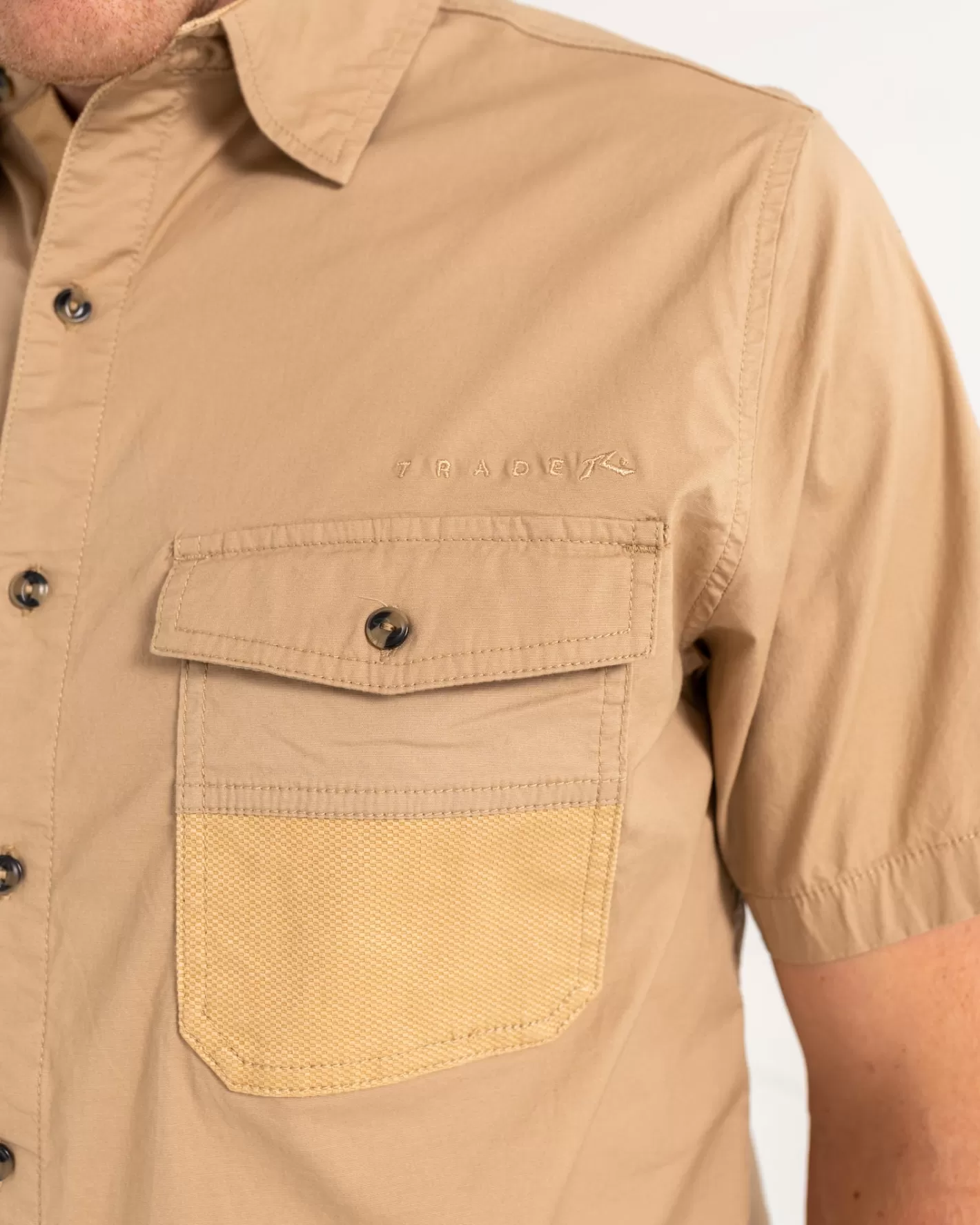 Rusty Camisa De Manga Corta Grindstone Easy Fit