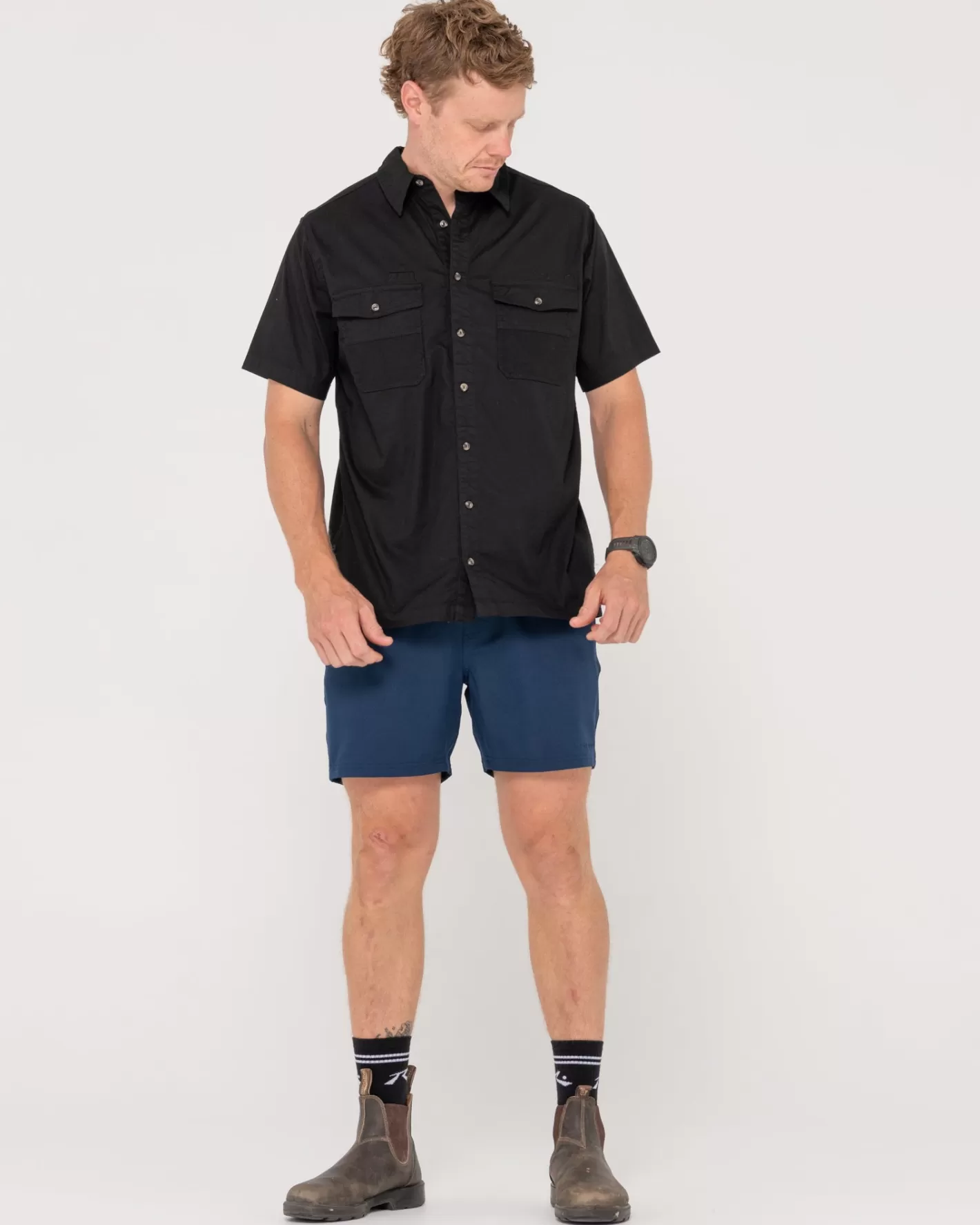 Rusty Camisa De Manga Corta Grindstone Easy Fit