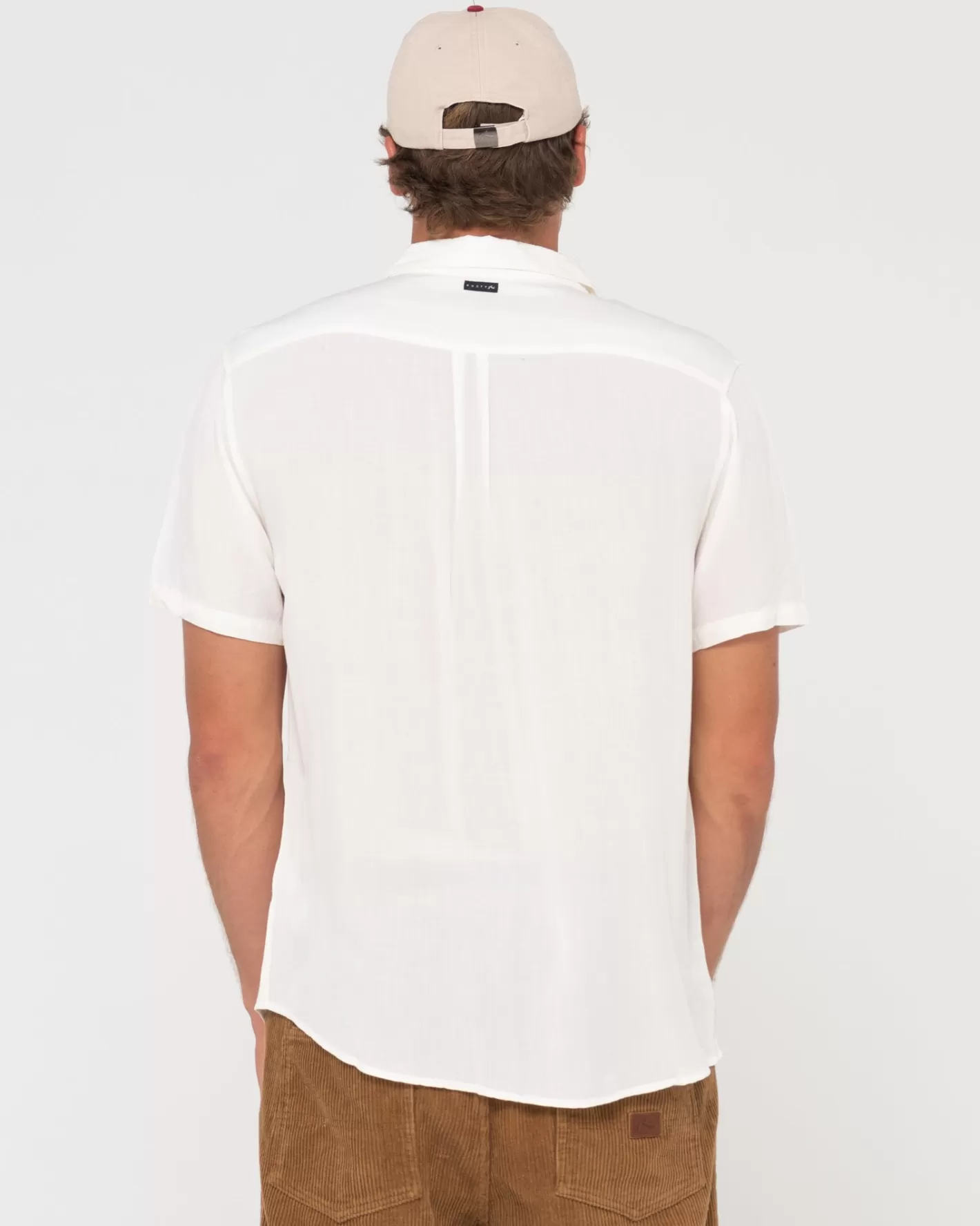 Hombre Rusty Camisa De Rayon De Manga Corta Razor Blade