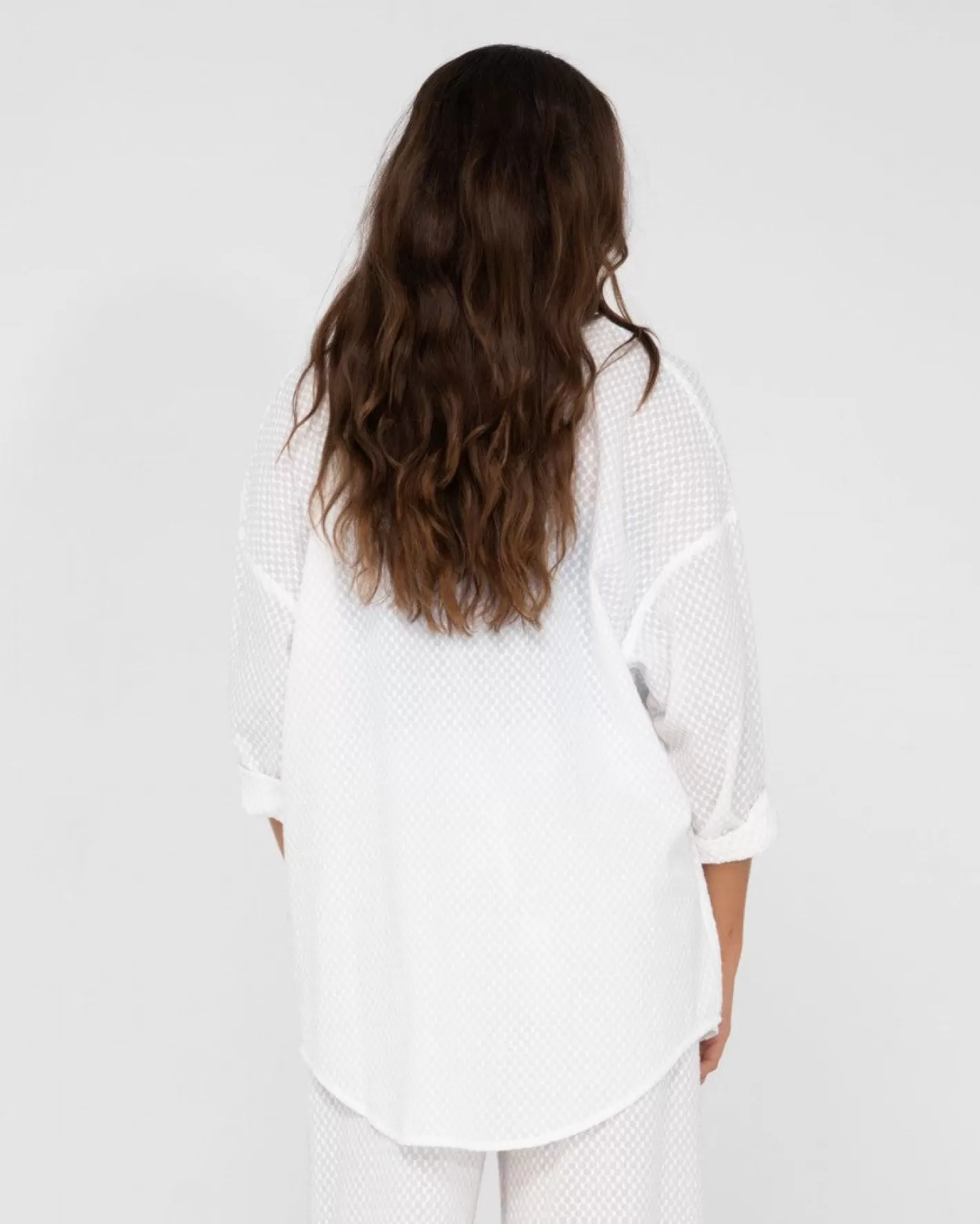 Mujer Rusty Camisa Extragrande De Manga Larga Isabelle