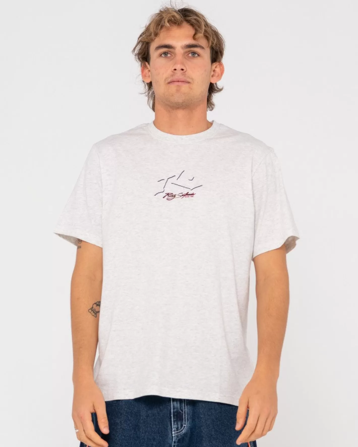Hombre Rusty Camiseta De Manga Corta Before Crowds Tv