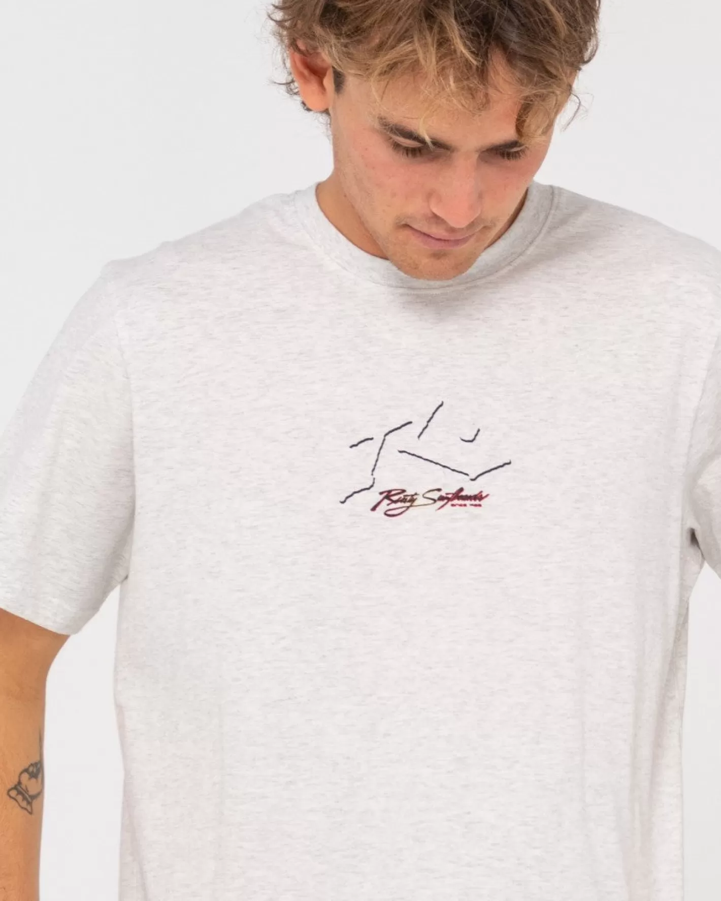 Hombre Rusty Camiseta De Manga Corta Before Crowds Tv