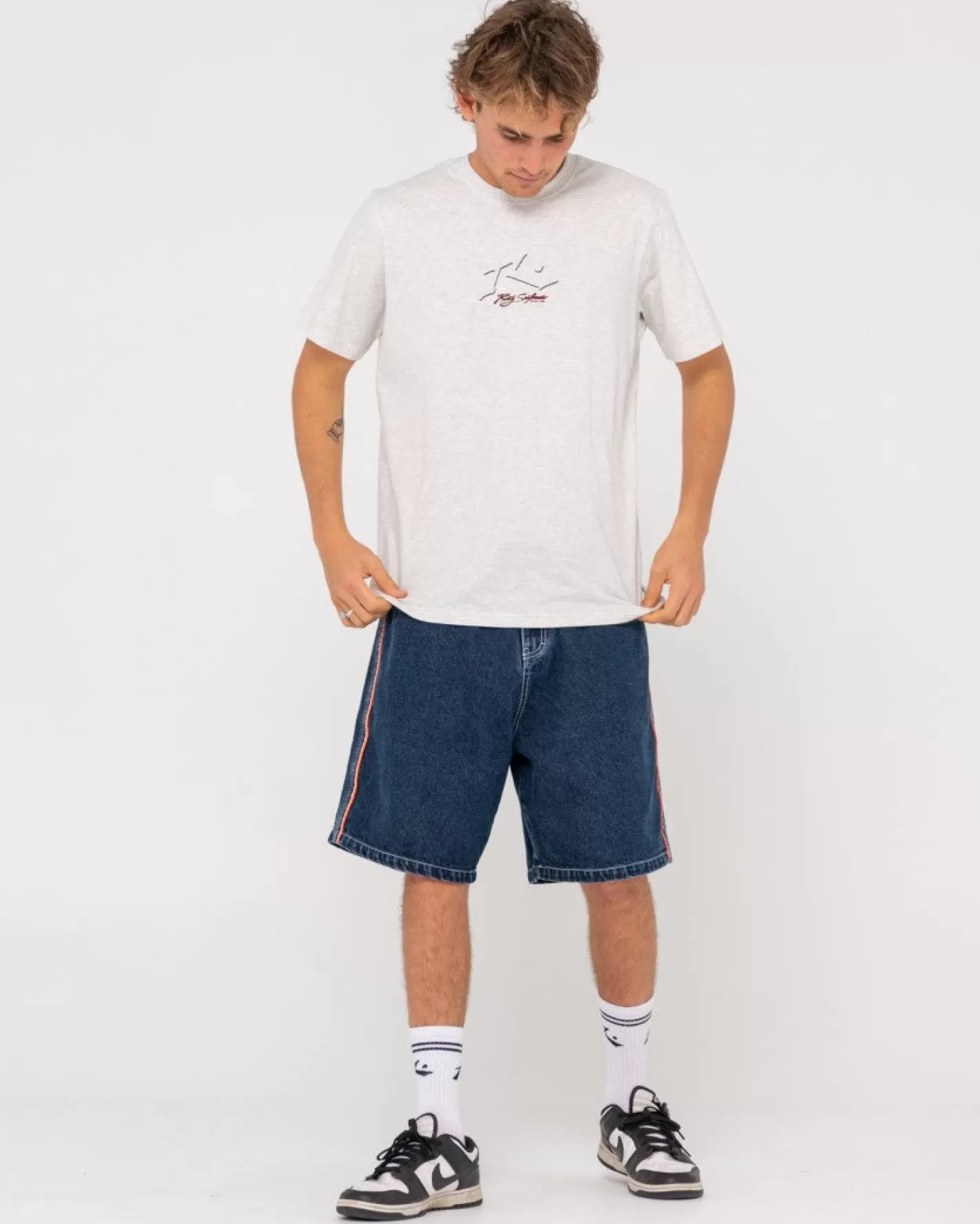 Hombre Rusty Camiseta De Manga Corta Before Crowds Tv