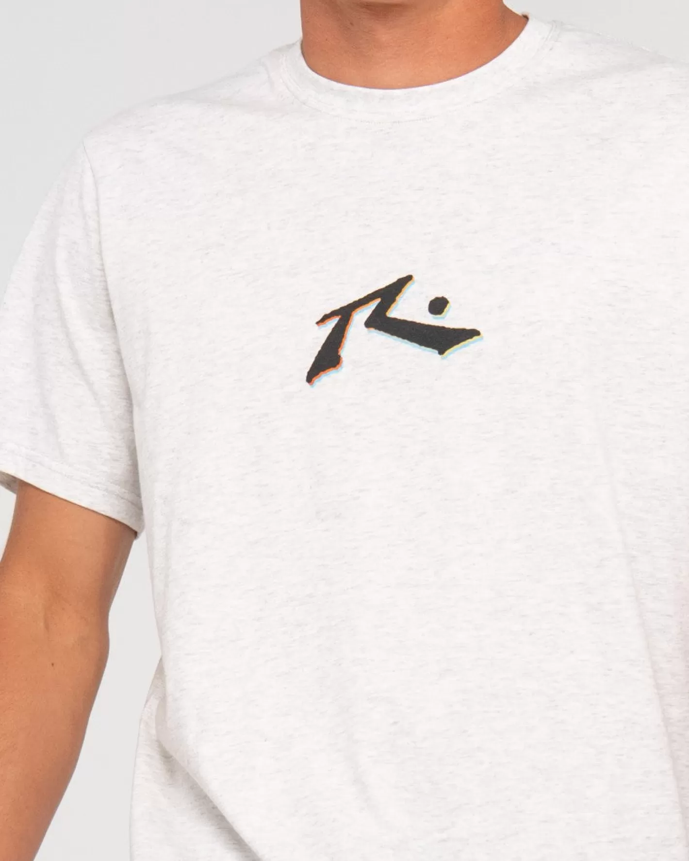 Hombre Rusty Camiseta De Manga Corta Con Doble Caida