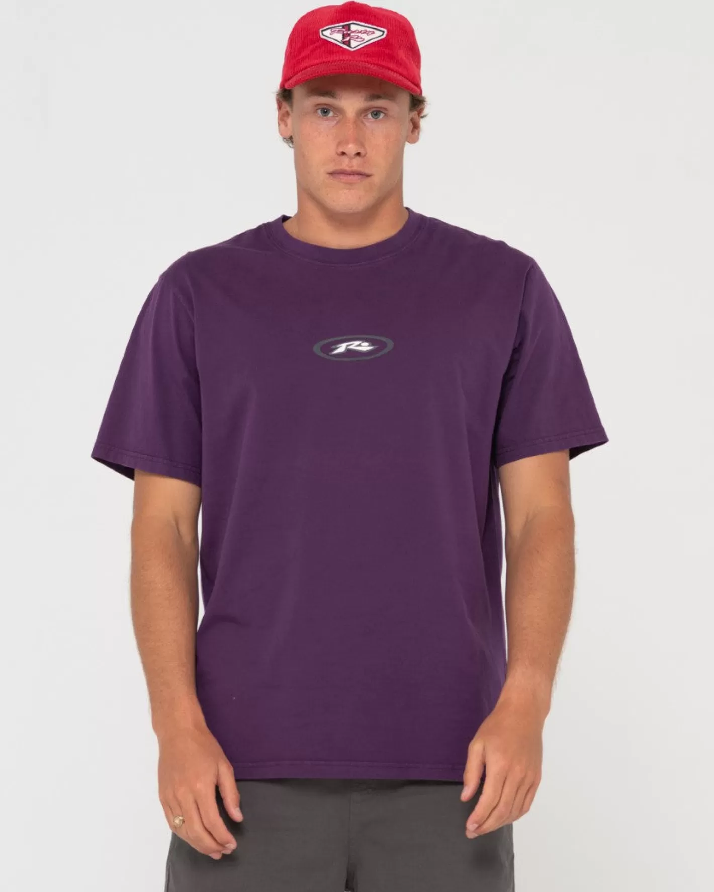 Hombre Rusty Camiseta De Manga Corta Con Estampado Heritage De Slowmo