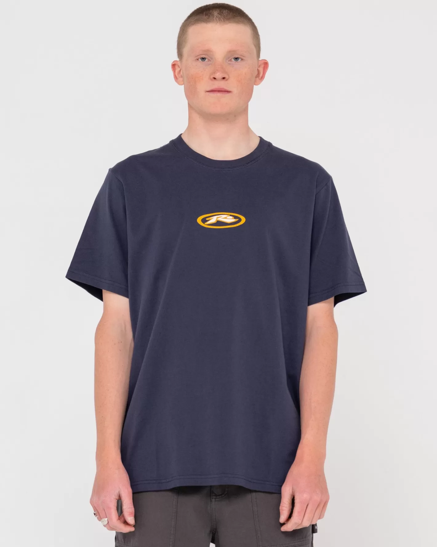 Hombre Rusty Camiseta De Manga Corta Con Estampado Heritage De Slowmo