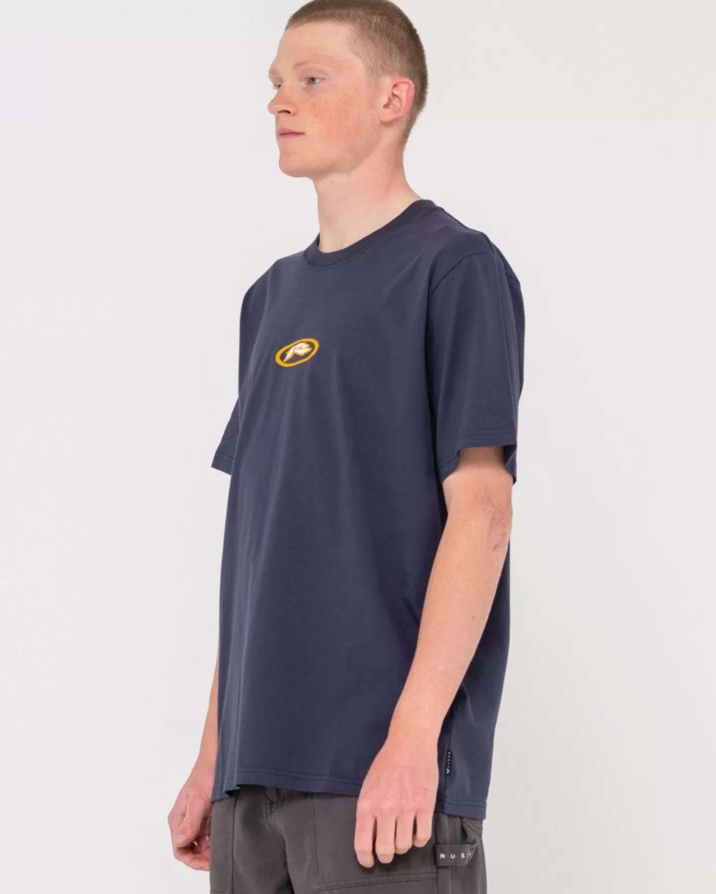 Hombre Rusty Camiseta De Manga Corta Con Estampado Heritage De Slowmo