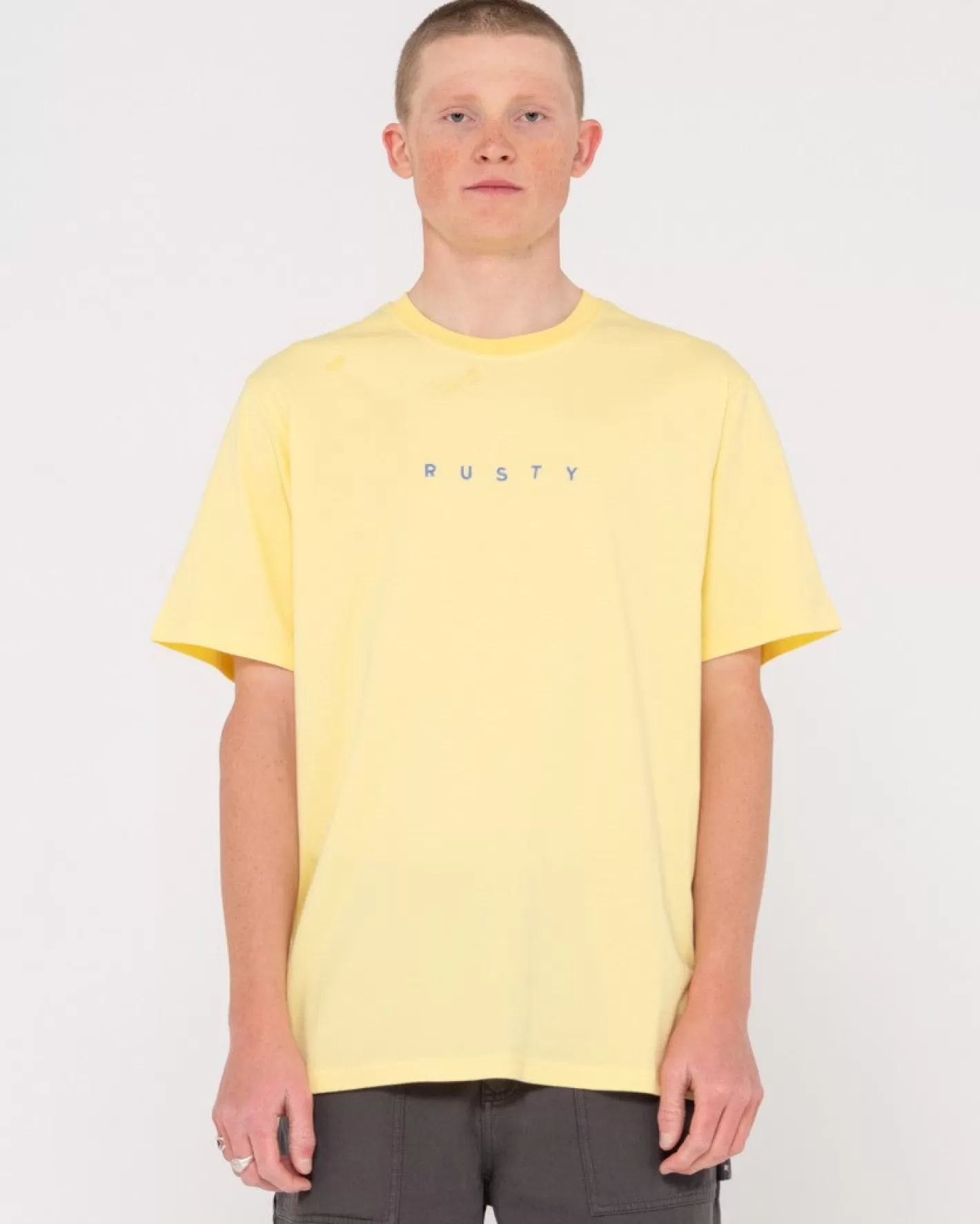 Hombre Rusty Camiseta De Manga Corta De Corte Corto 2