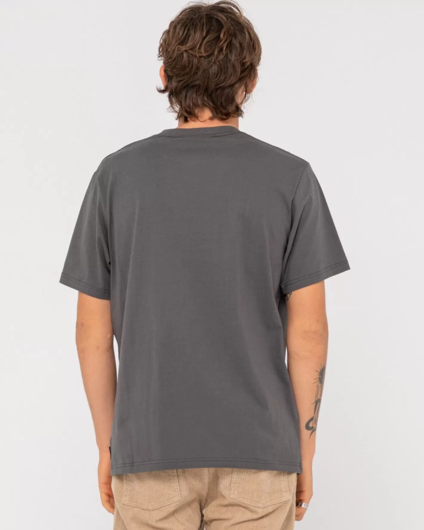 Hombre Rusty Camiseta De Manga Corta De Corte Corto 2