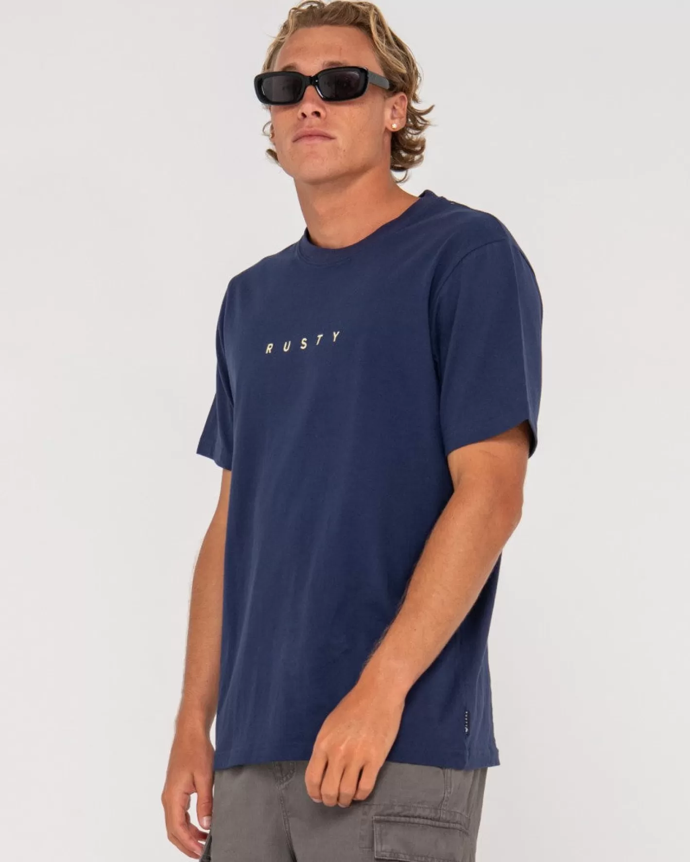 Hombre Rusty Camiseta De Manga Corta De Corte Corto 2