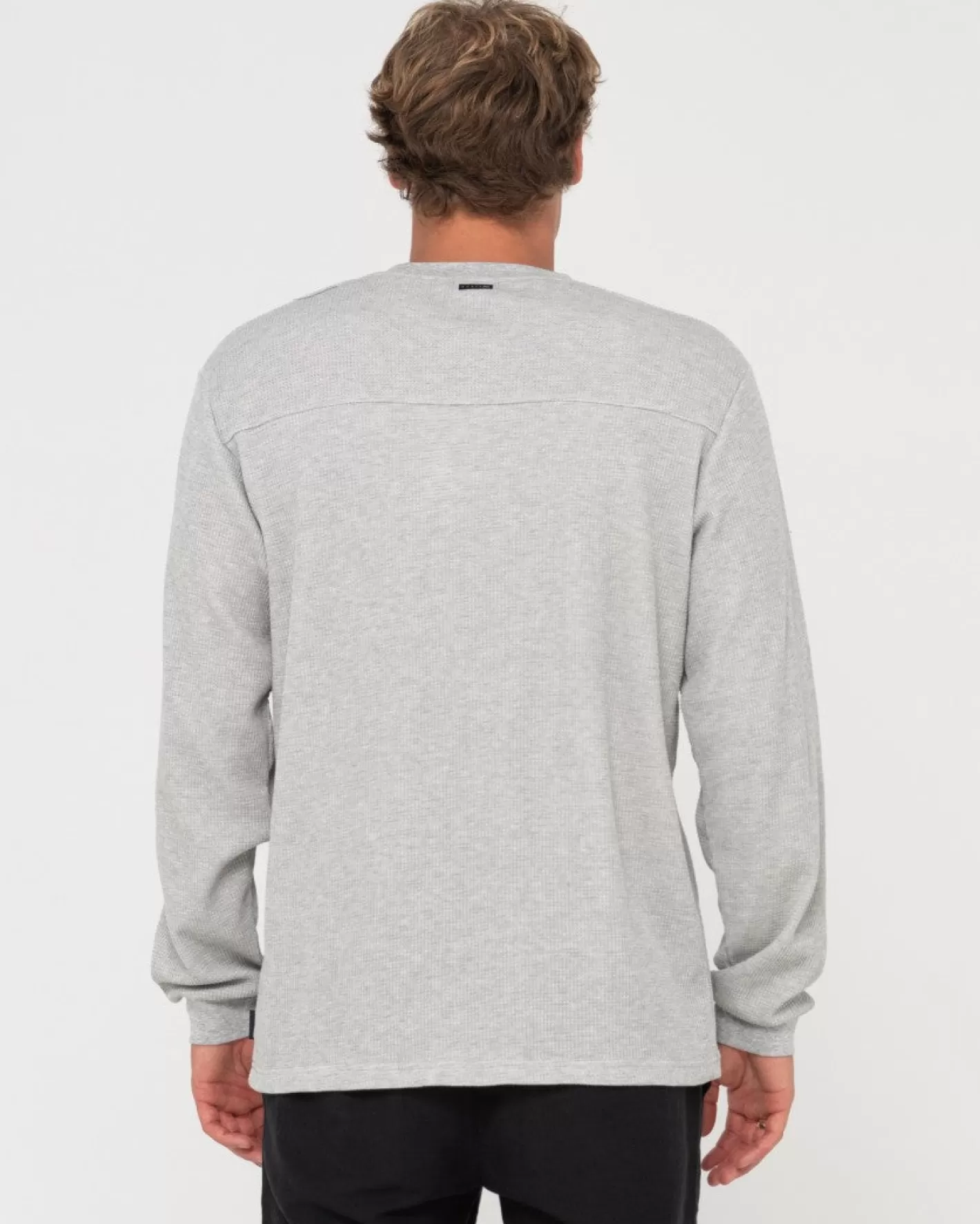 Hombre Rusty Camiseta De Manga Larga Con Diseno Tipo Gofre En Caja