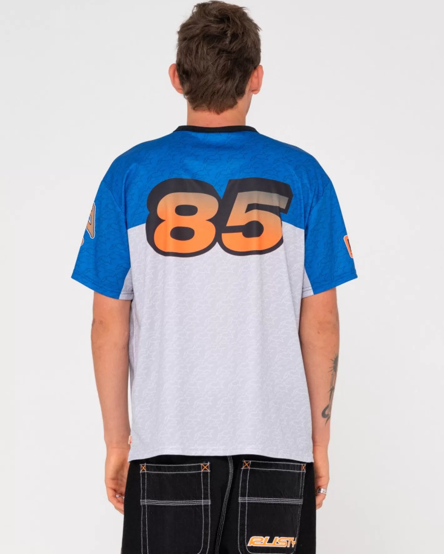 Hombre Rusty Camiseta De Motociclista Con Estampado Nine O Clock Nac