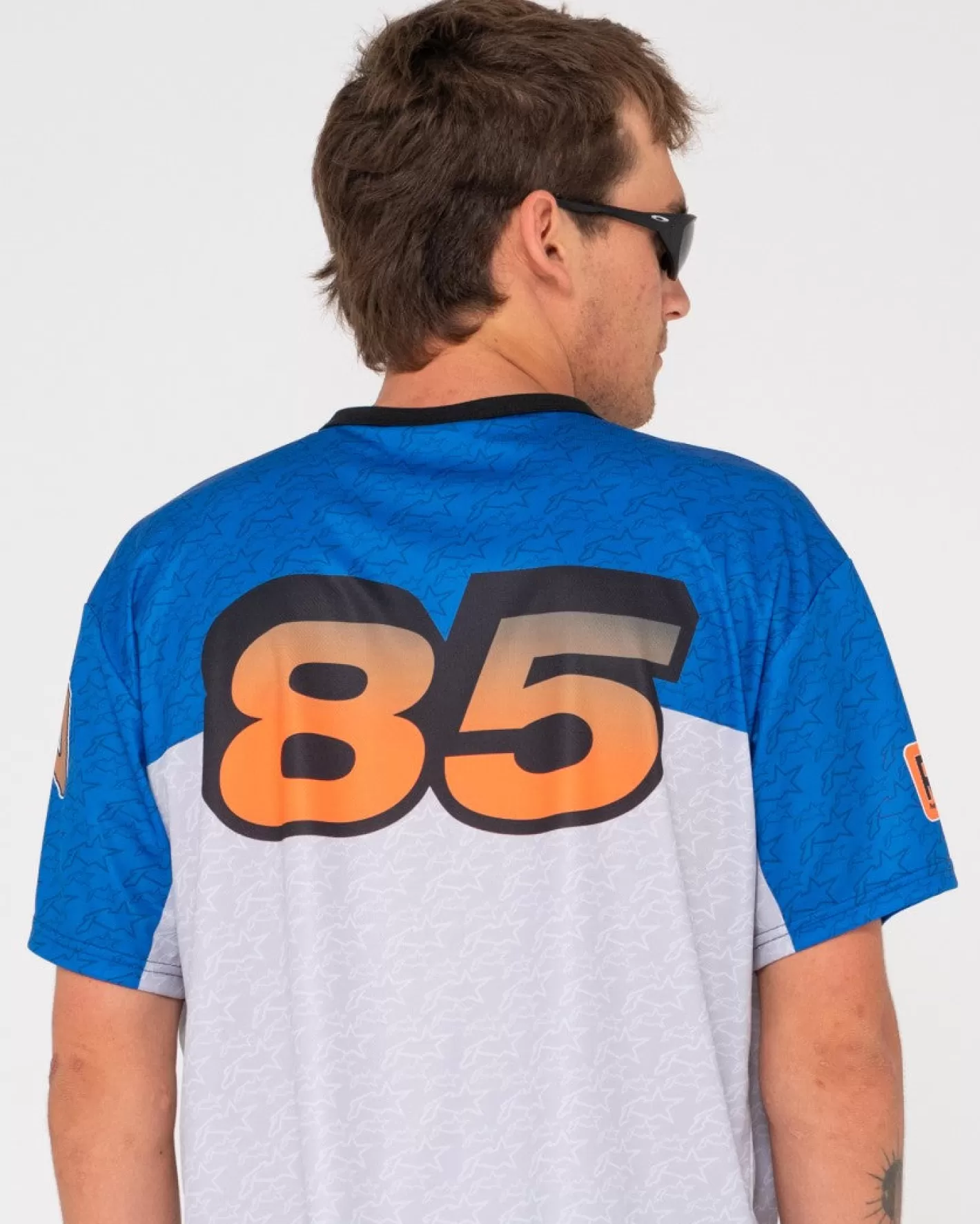 Hombre Rusty Camiseta De Motociclista Con Estampado Nine O Clock Nac