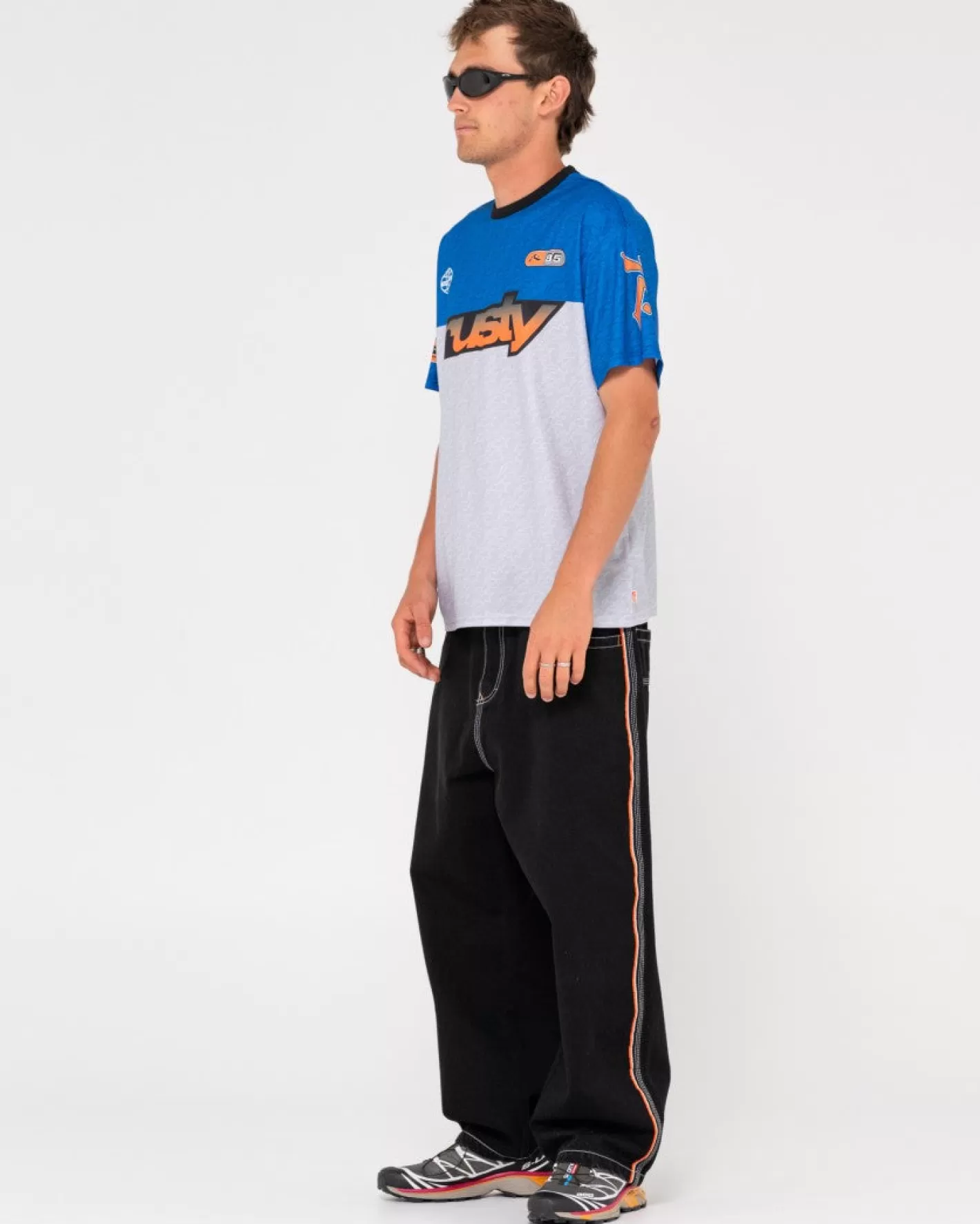 Hombre Rusty Camiseta De Motociclista Con Estampado Nine O Clock Nac