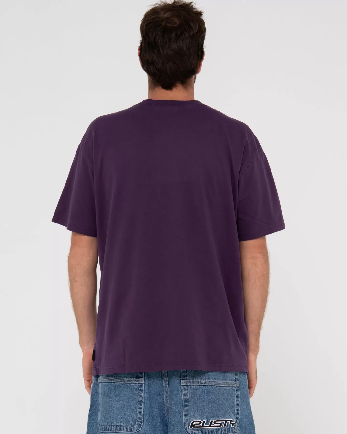 Hombre Rusty Camiseta Estampada De Manga Corta Extragrande Rodman