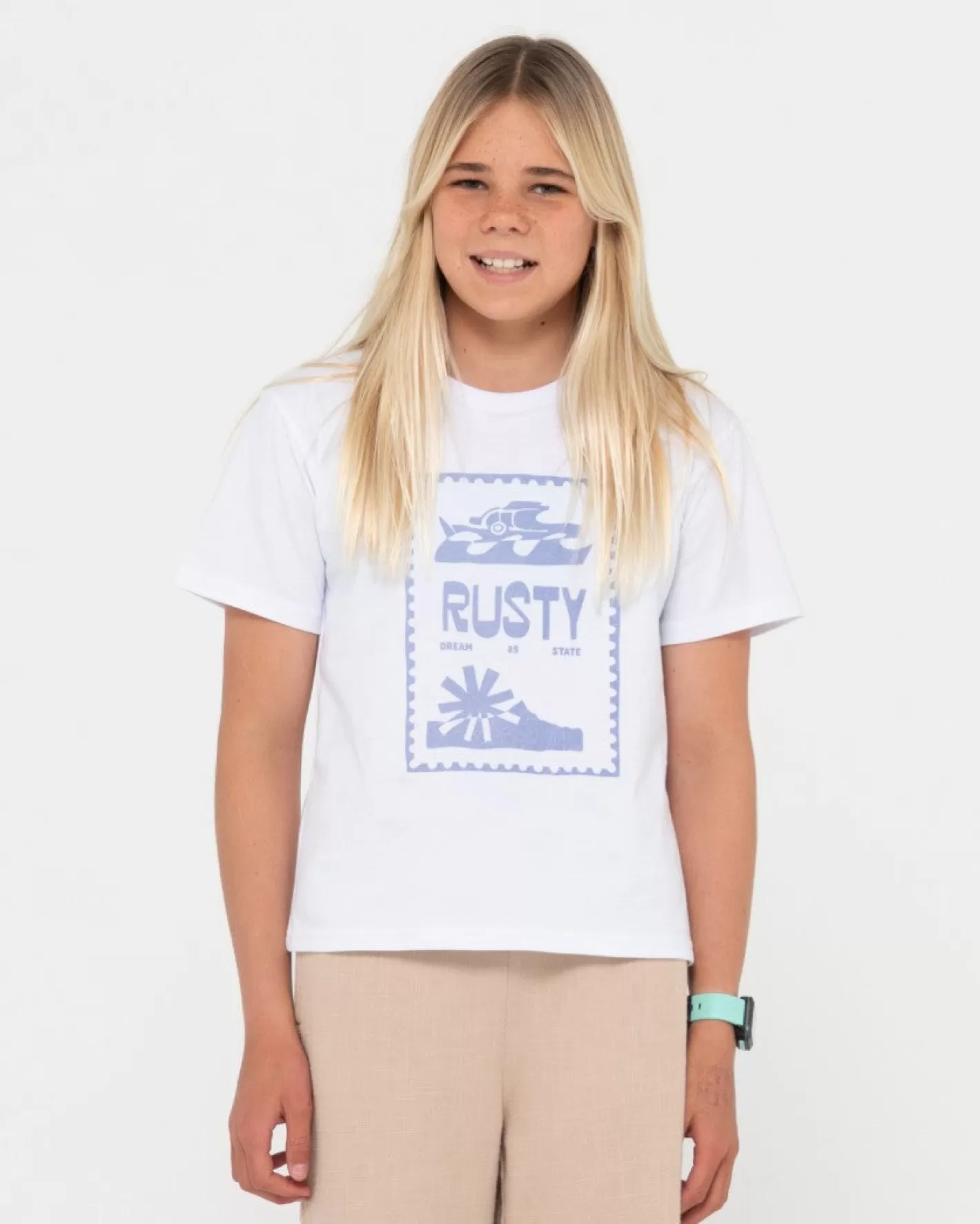 Niños Rusty Camiseta Extragrande Dream State Para Ninas