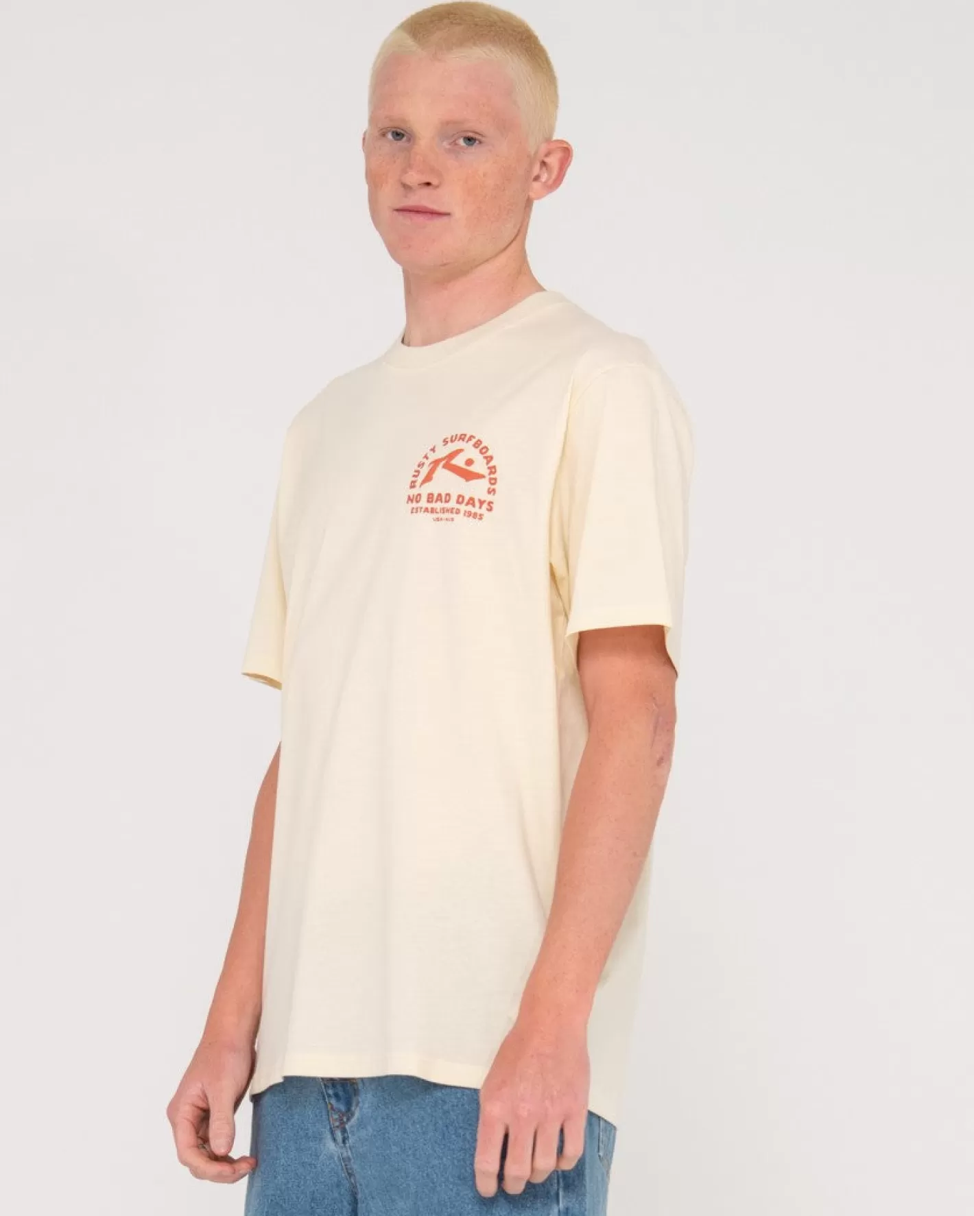 Hombre Rusty Camiseta Grafica De Manga Corta Apparition Island