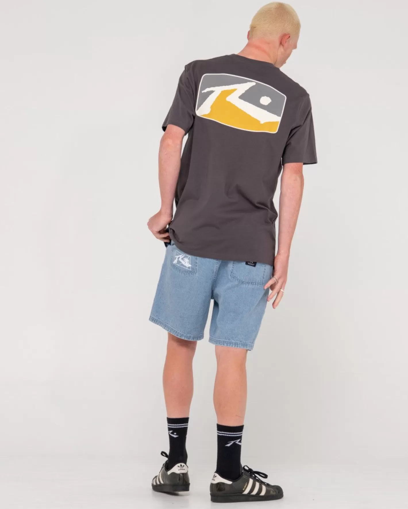 Hombre Rusty Camiseta Grafica De Manga Corta Click Bait