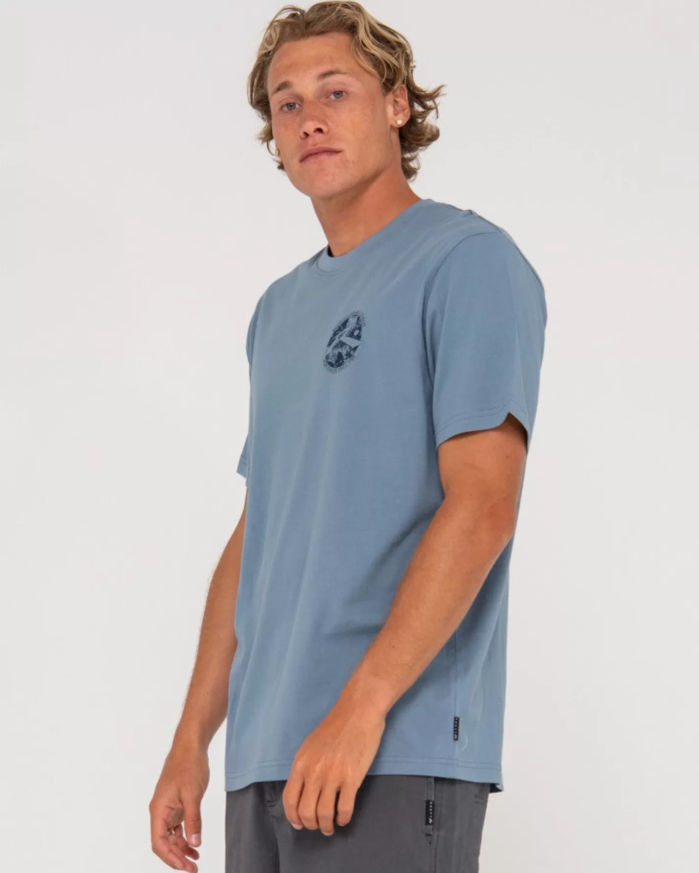 Hombre Rusty Camiseta Grafica De Manga Corta Con Tapa De Botella