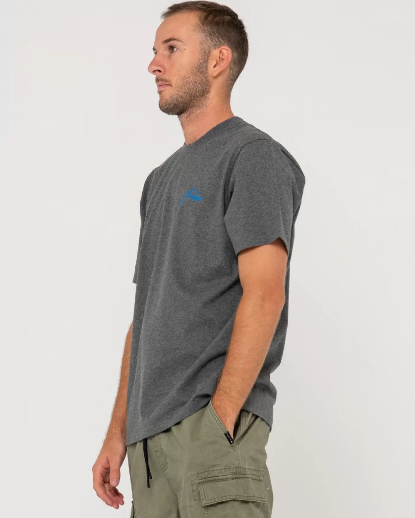 Hombre Rusty Camiseta Grafica De Manga Corta De Competicion