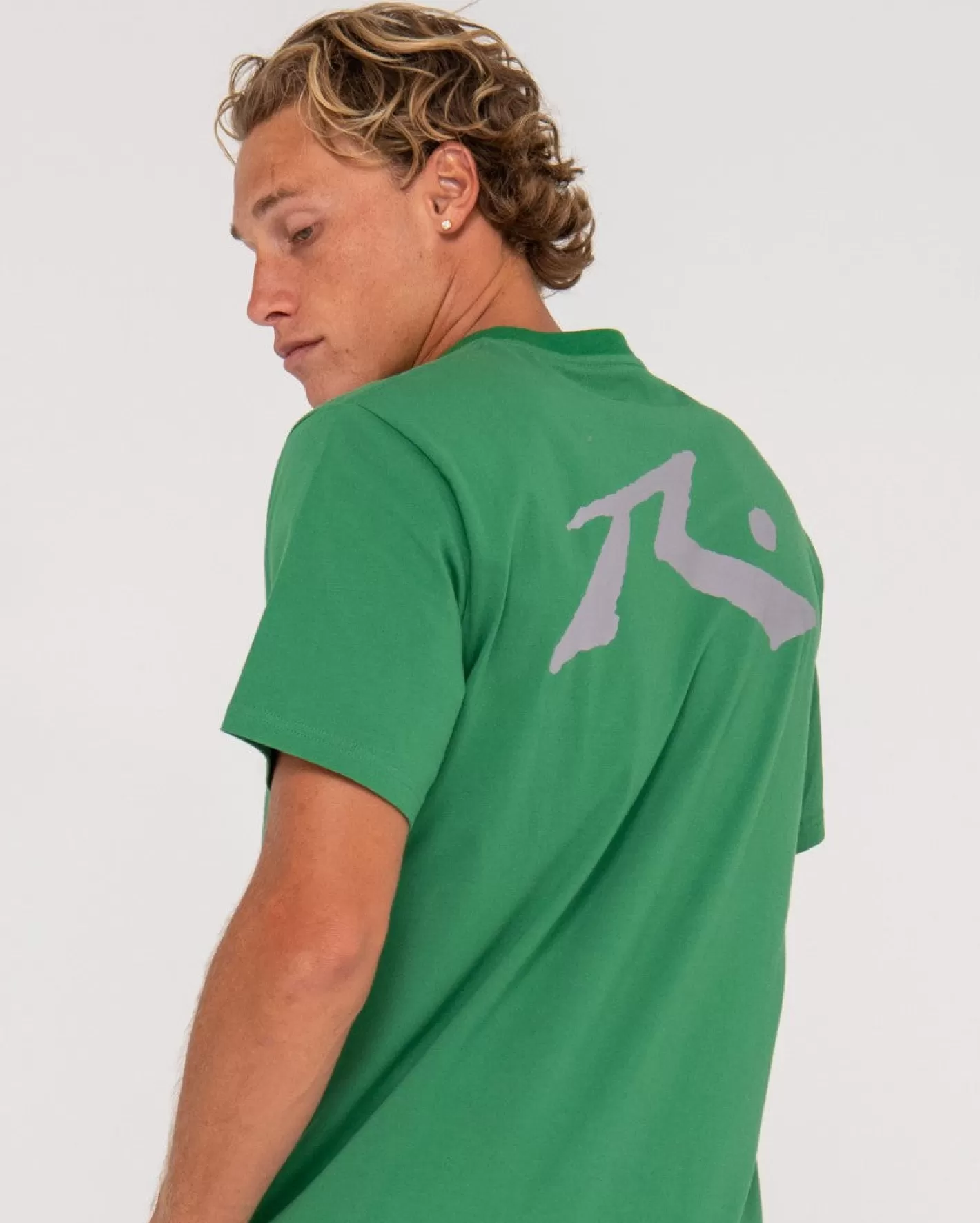 Hombre Rusty Camiseta Grafica De Manga Corta De Competicion