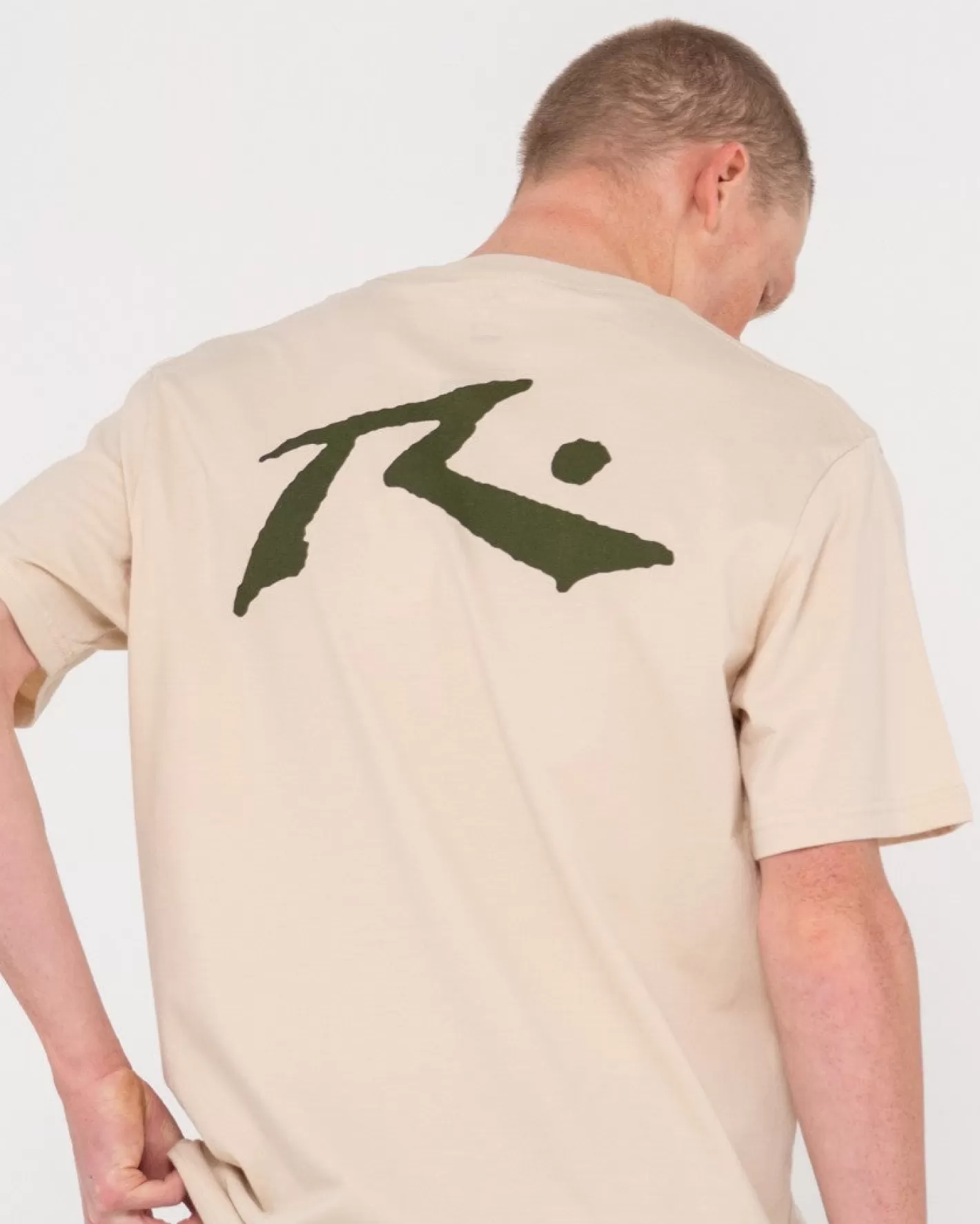 Hombre Rusty Camiseta Grafica De Manga Corta De Competicion