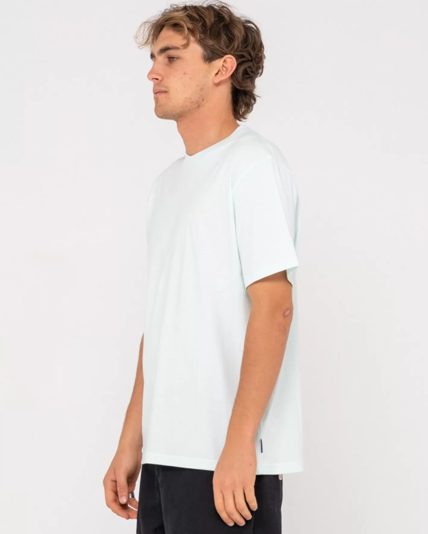 Hombre Rusty Camiseta Grafica De Manga Corta De Competicion