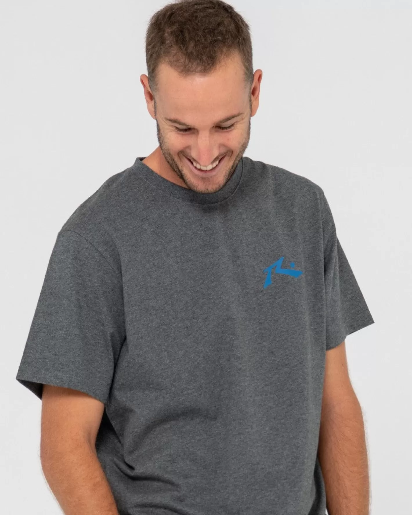 Hombre Rusty Camiseta Grafica De Manga Corta De Competicion
