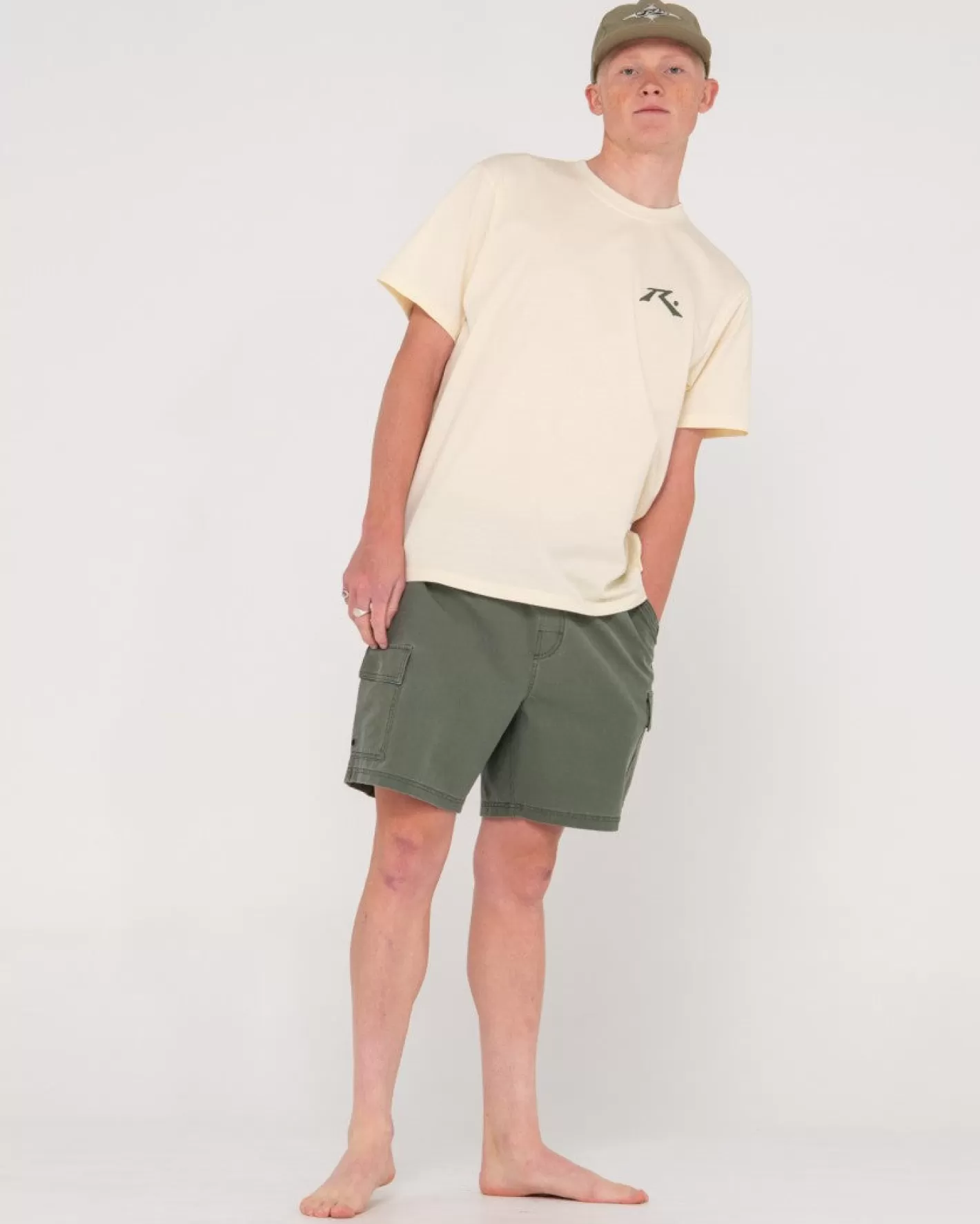 Hombre Rusty Camiseta Grafica De Manga Corta De Competicion