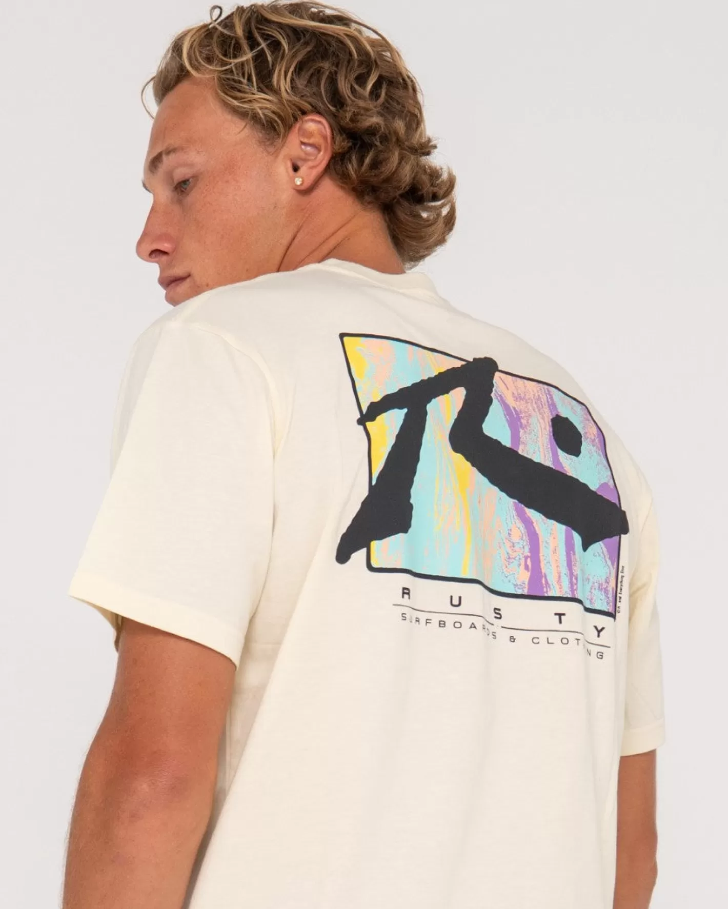 Hombre Rusty Camiseta Grafica De Manga Corta Dye Bath