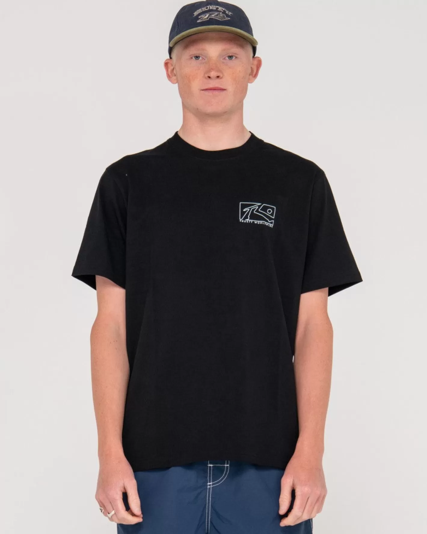 Hombre Rusty Camiseta Grafica De Manga Corta En Caja