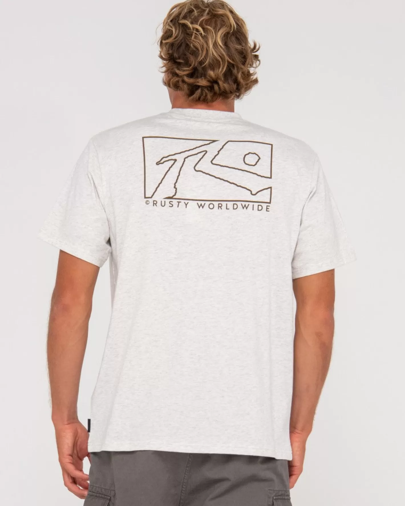 Hombre Rusty Camiseta Grafica De Manga Corta En Caja