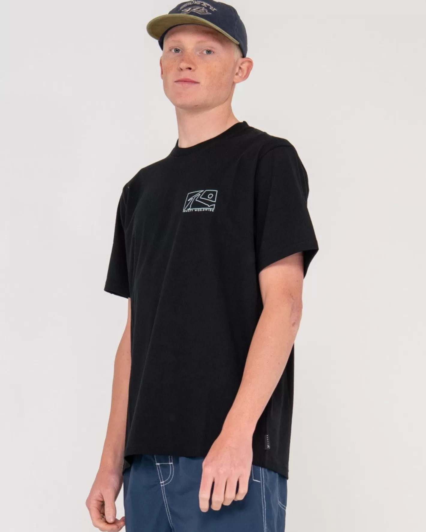 Hombre Rusty Camiseta Grafica De Manga Corta En Caja