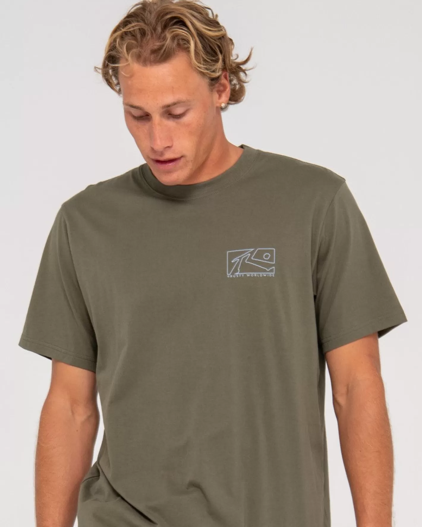 Hombre Rusty Camiseta Grafica De Manga Corta En Caja