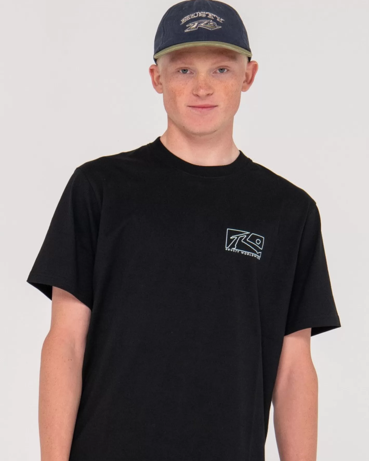 Hombre Rusty Camiseta Grafica De Manga Corta En Caja