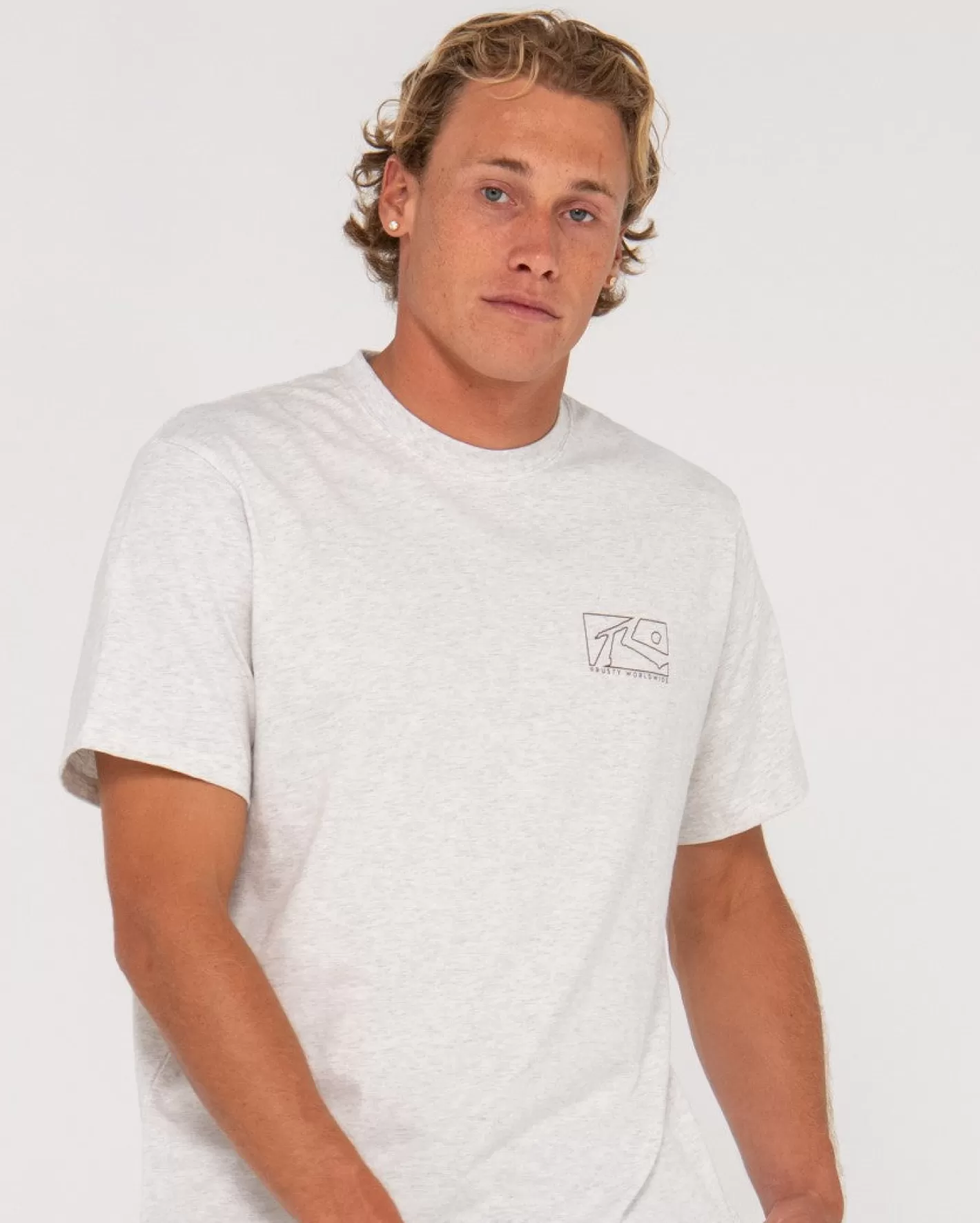 Hombre Rusty Camiseta Grafica De Manga Corta En Caja