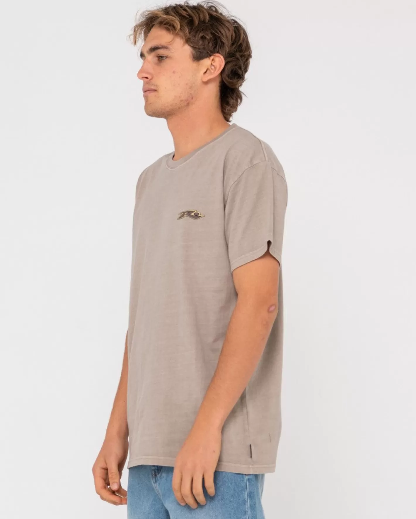 Hombre Rusty Camiseta Grafica De Manga Corta Mer Man