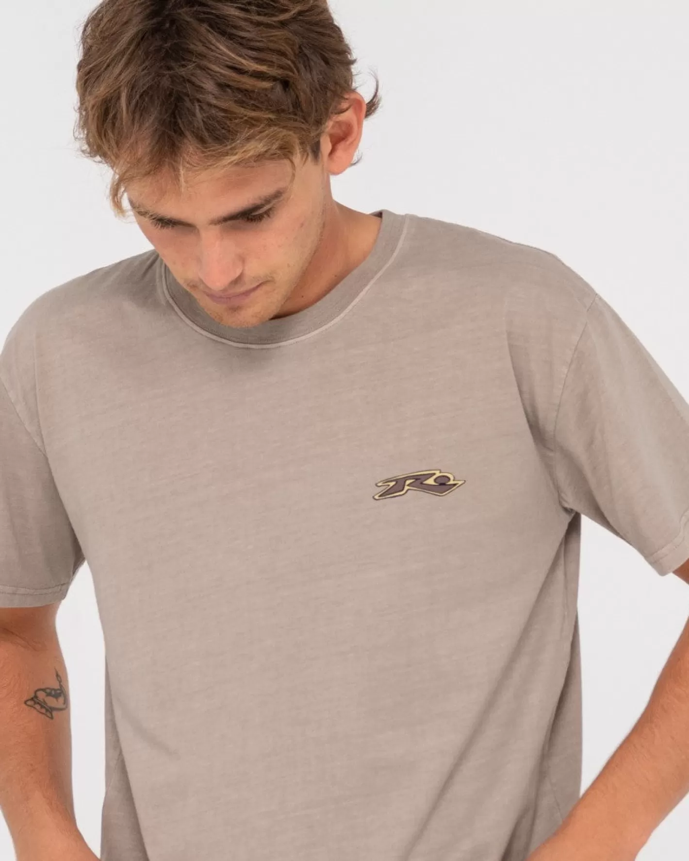 Hombre Rusty Camiseta Grafica De Manga Corta Mer Man