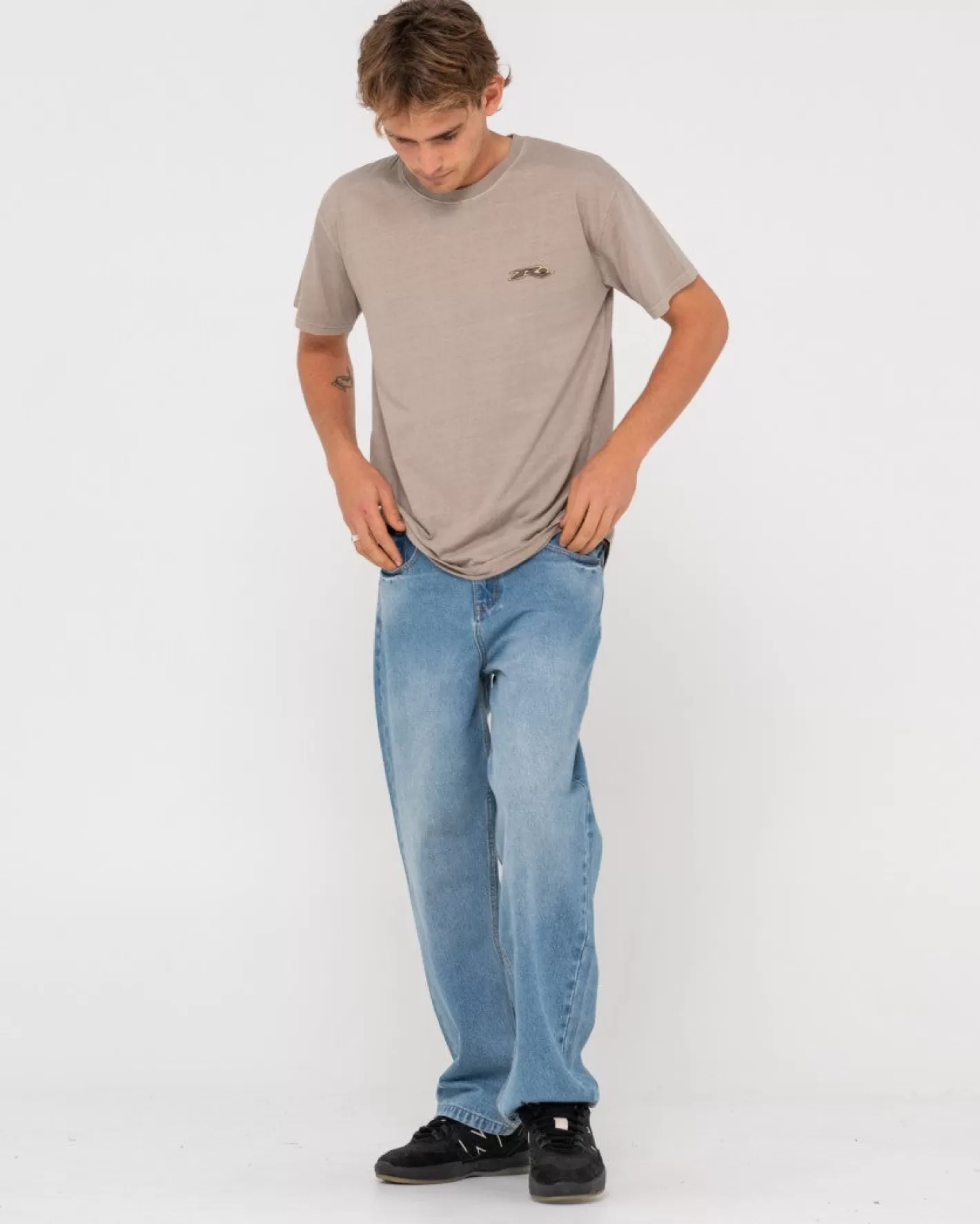 Hombre Rusty Camiseta Grafica De Manga Corta Mer Man