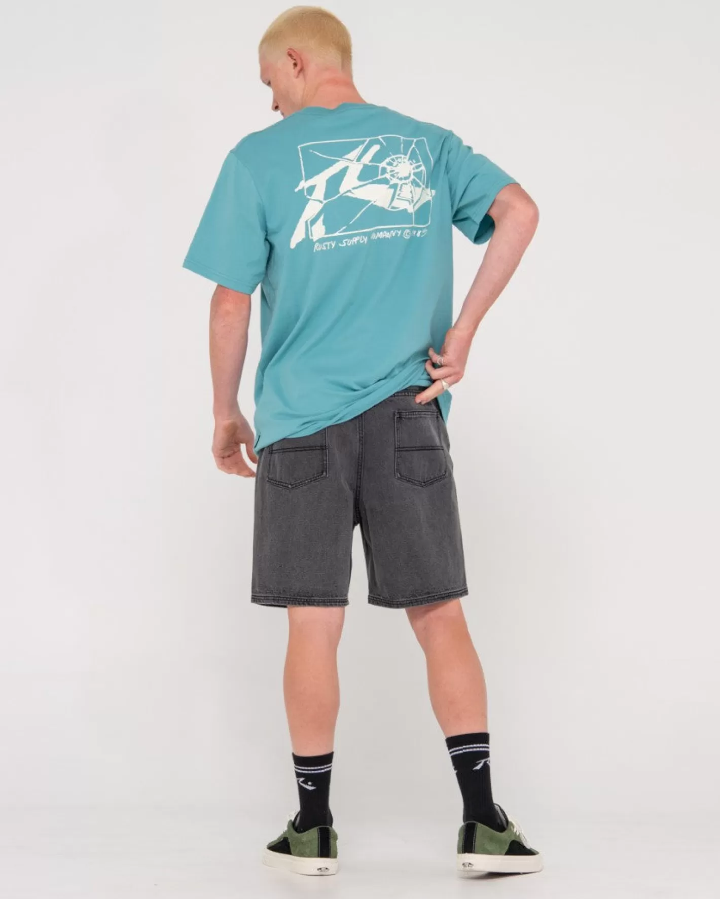 Hombre Rusty Camiseta Grafica De Manga Corta Shattered Dreams