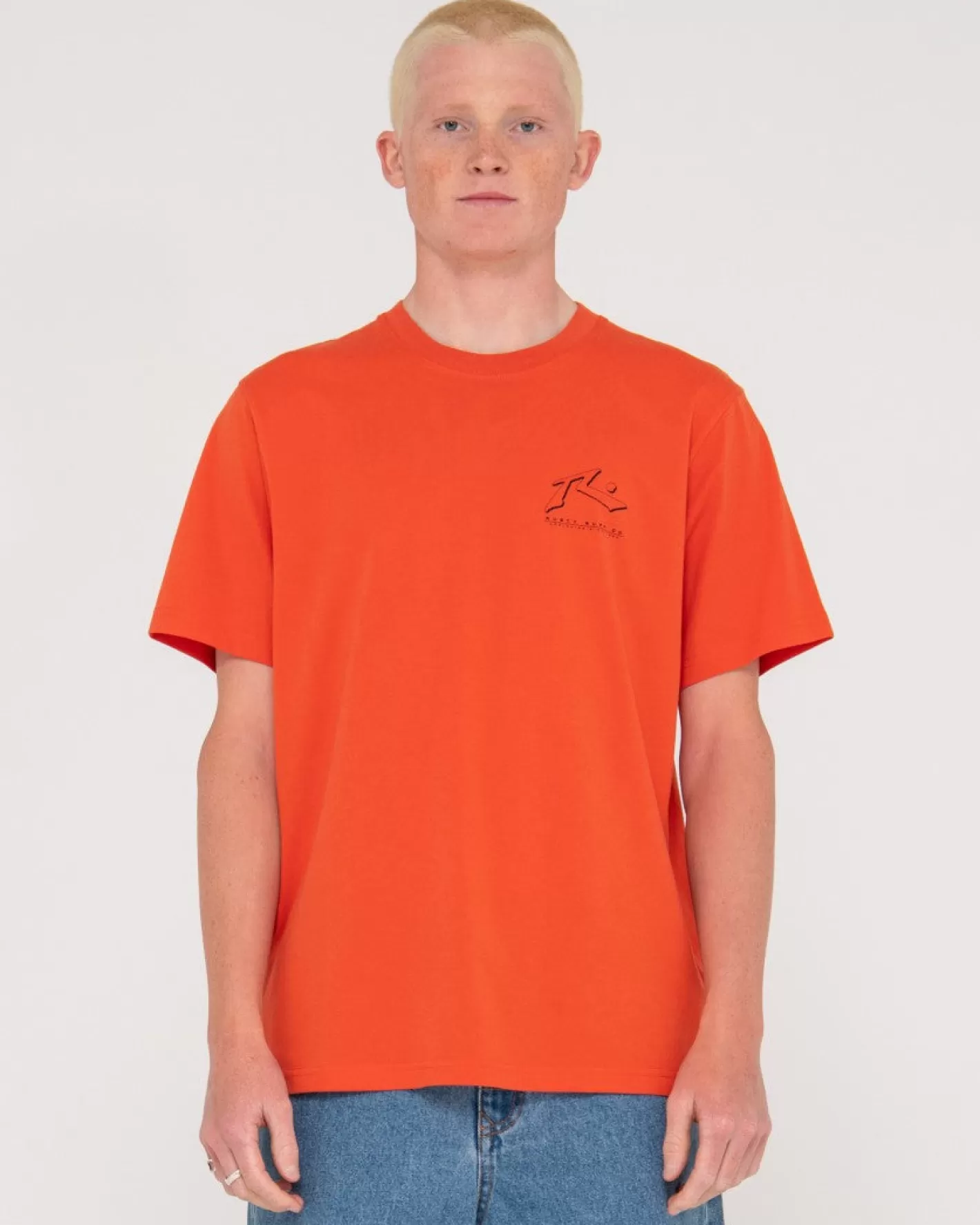 Hombre Rusty Camiseta Grafica De Manga Corta Sleds And Meds