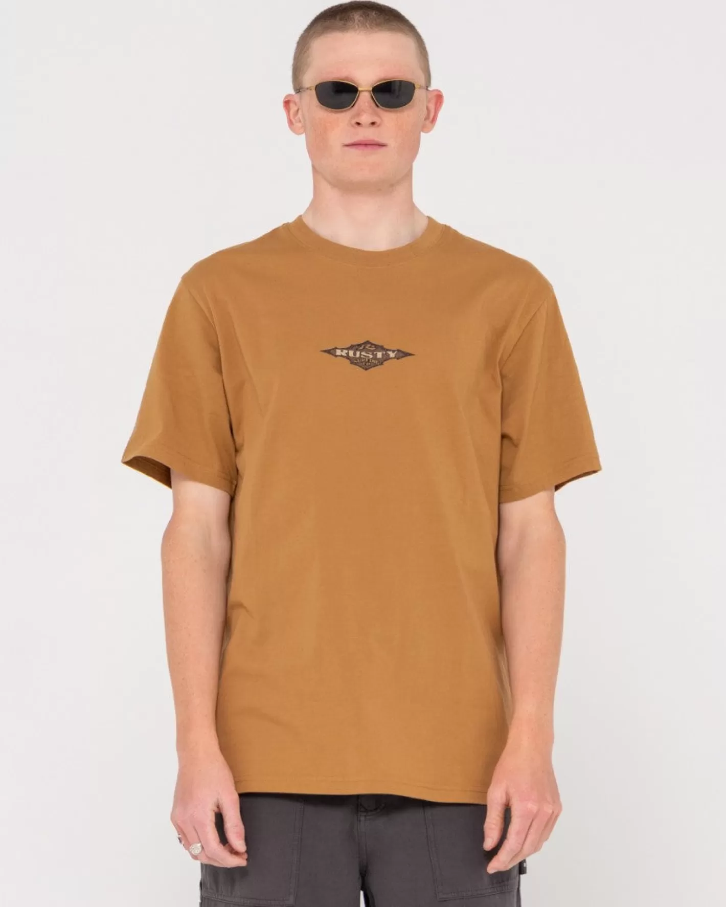 Hombre Rusty Camiseta Grafica De Manga Corta Spikey Boy